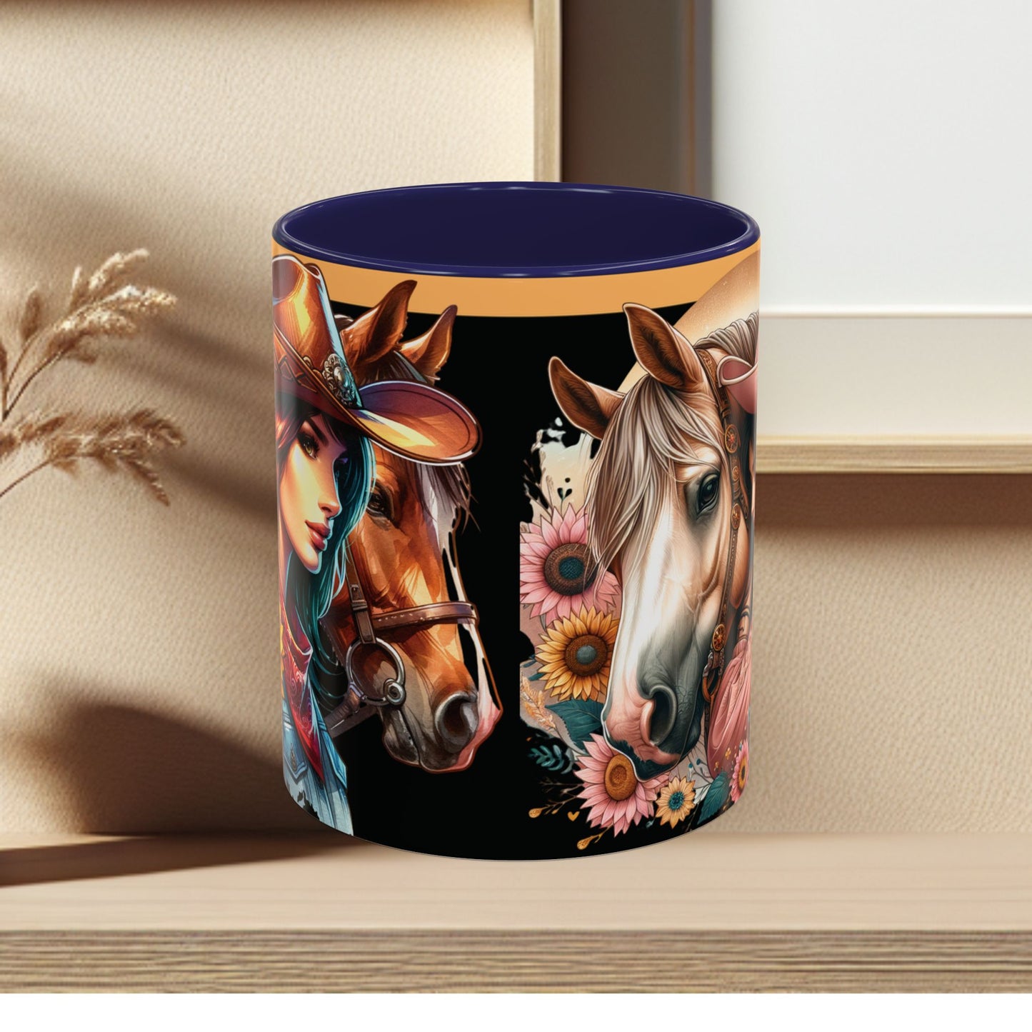 Coffee Mug Cowgirls and they're Horses