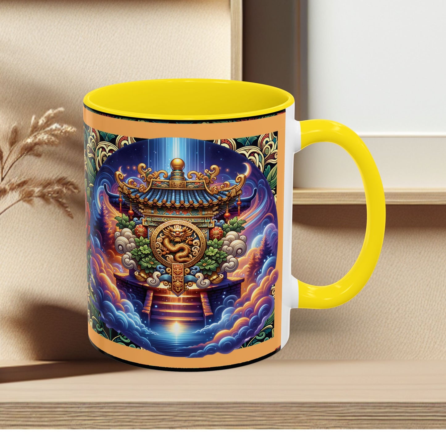 Mug Mystic Temple Rose Coffee Mug 11oz 15oz