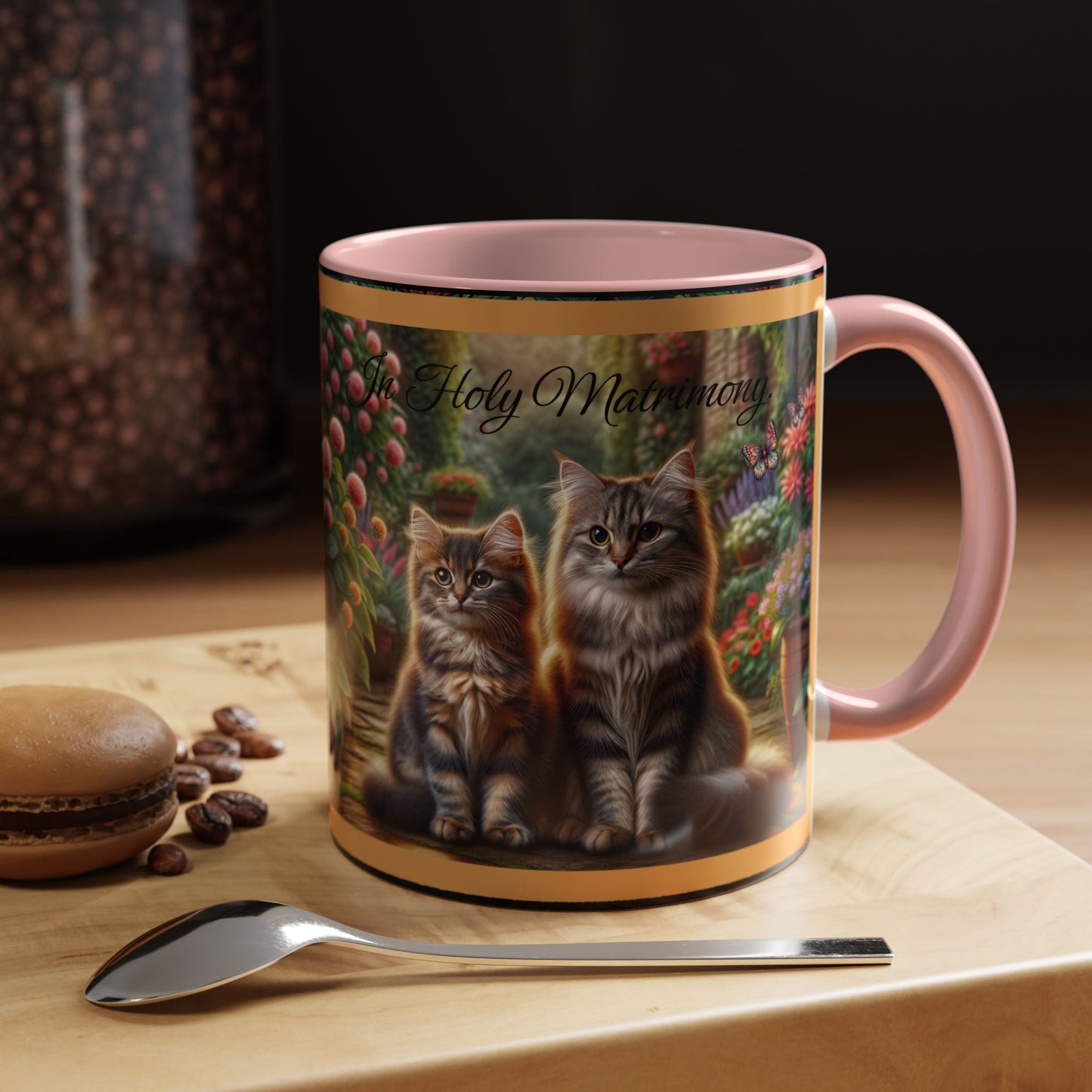 Coffee Mug Cat Wedding