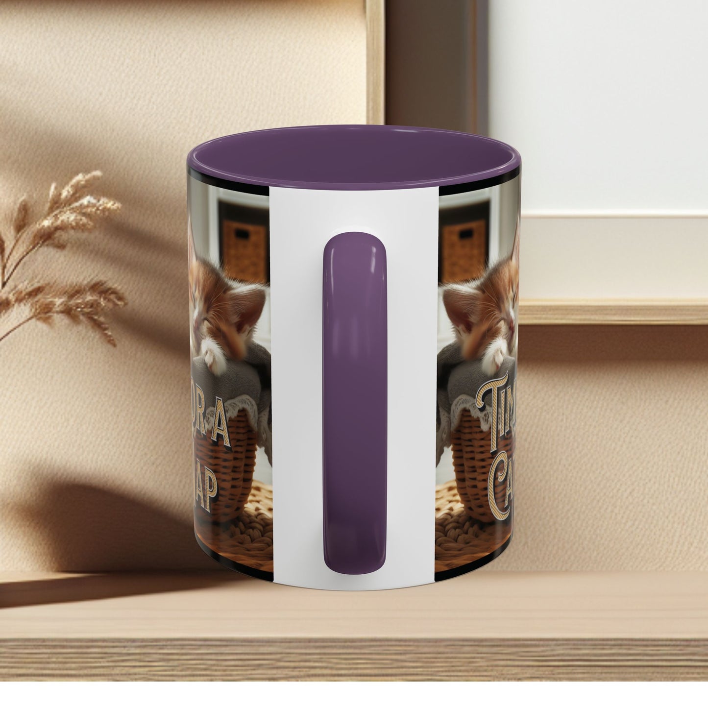 Coffee Mug - Time for a Cat Nap Accent (11, 15oz)