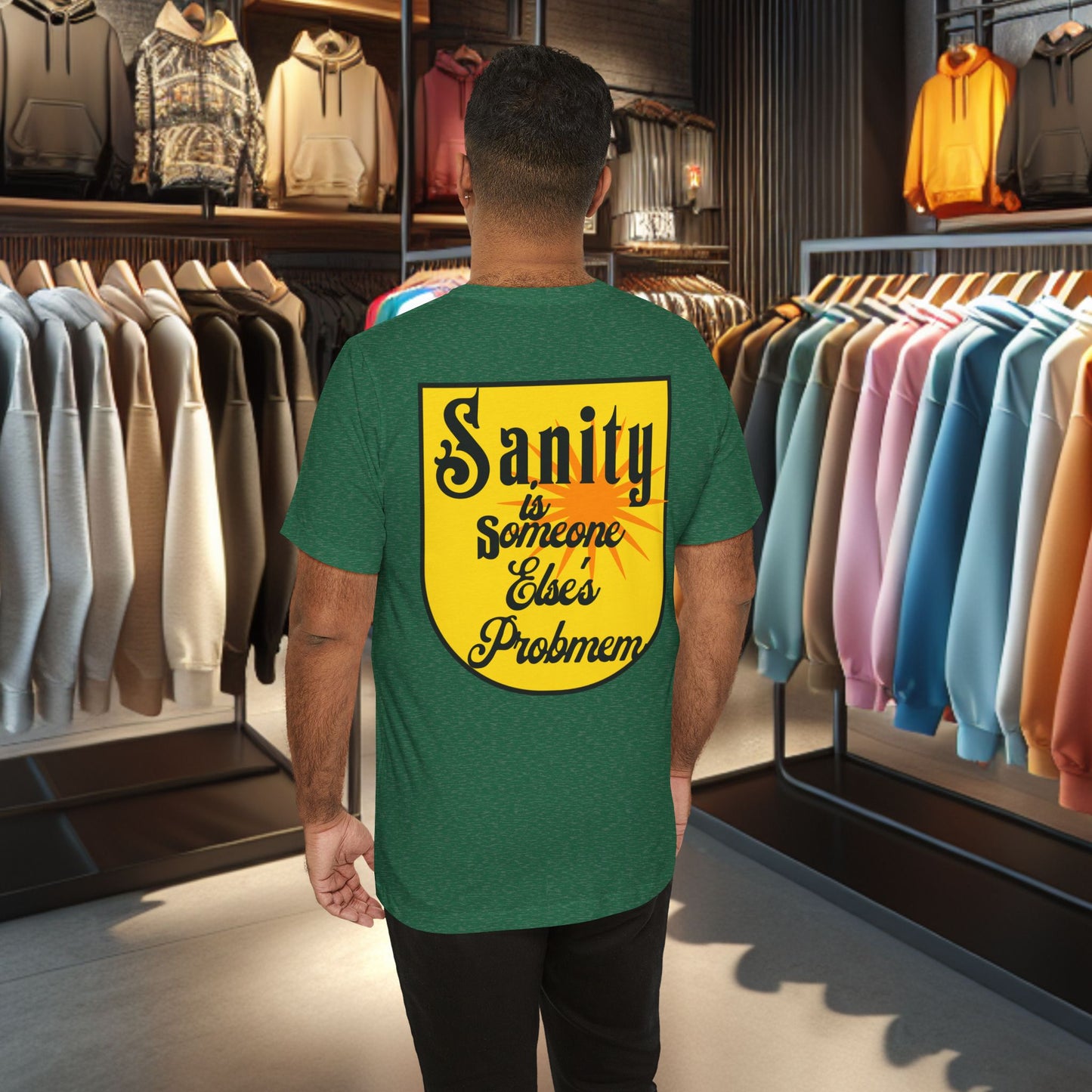 Relaxed Vibes Unisex Tee - Sanity Is Someone Else's Problem