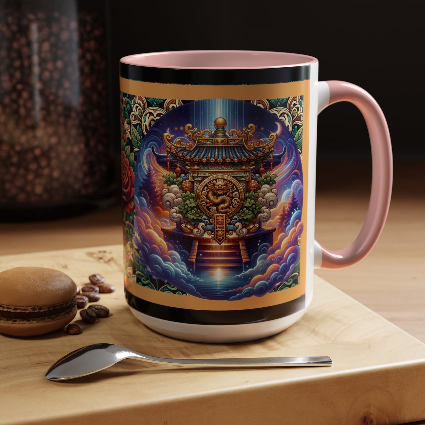 Mug Mystic Temple Rose Coffee Mug 11oz 15oz