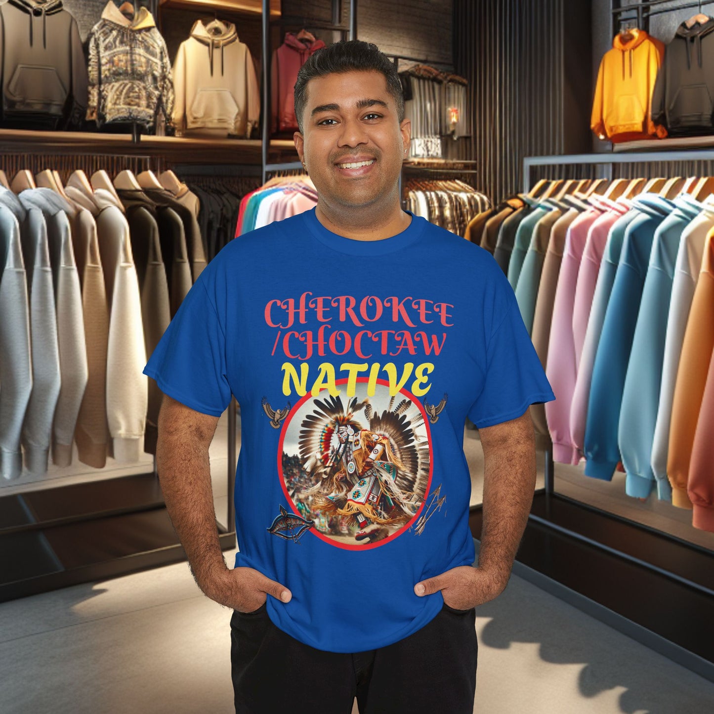 Cherokee / Choctaw Native- Heavy Cotton Tee