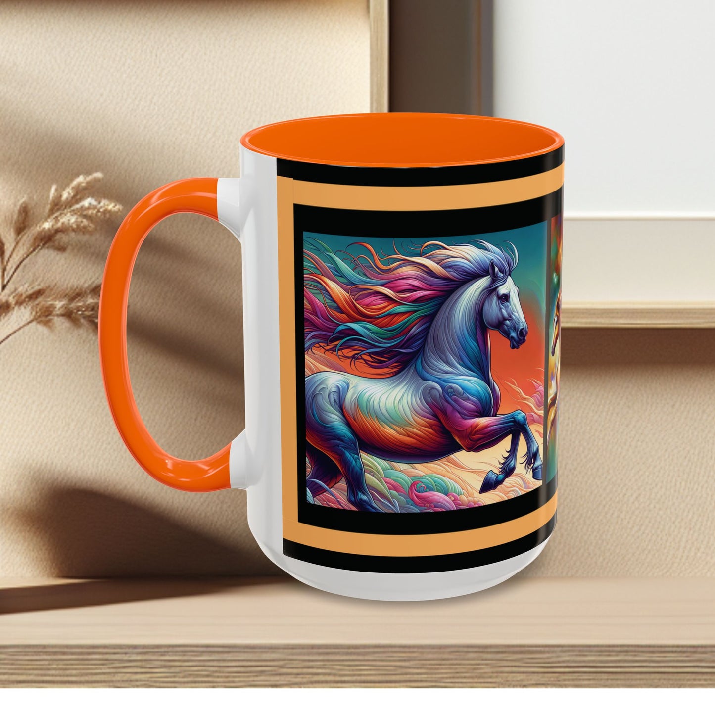 Coffee Mug Cloud Horses 11oz, 15oz