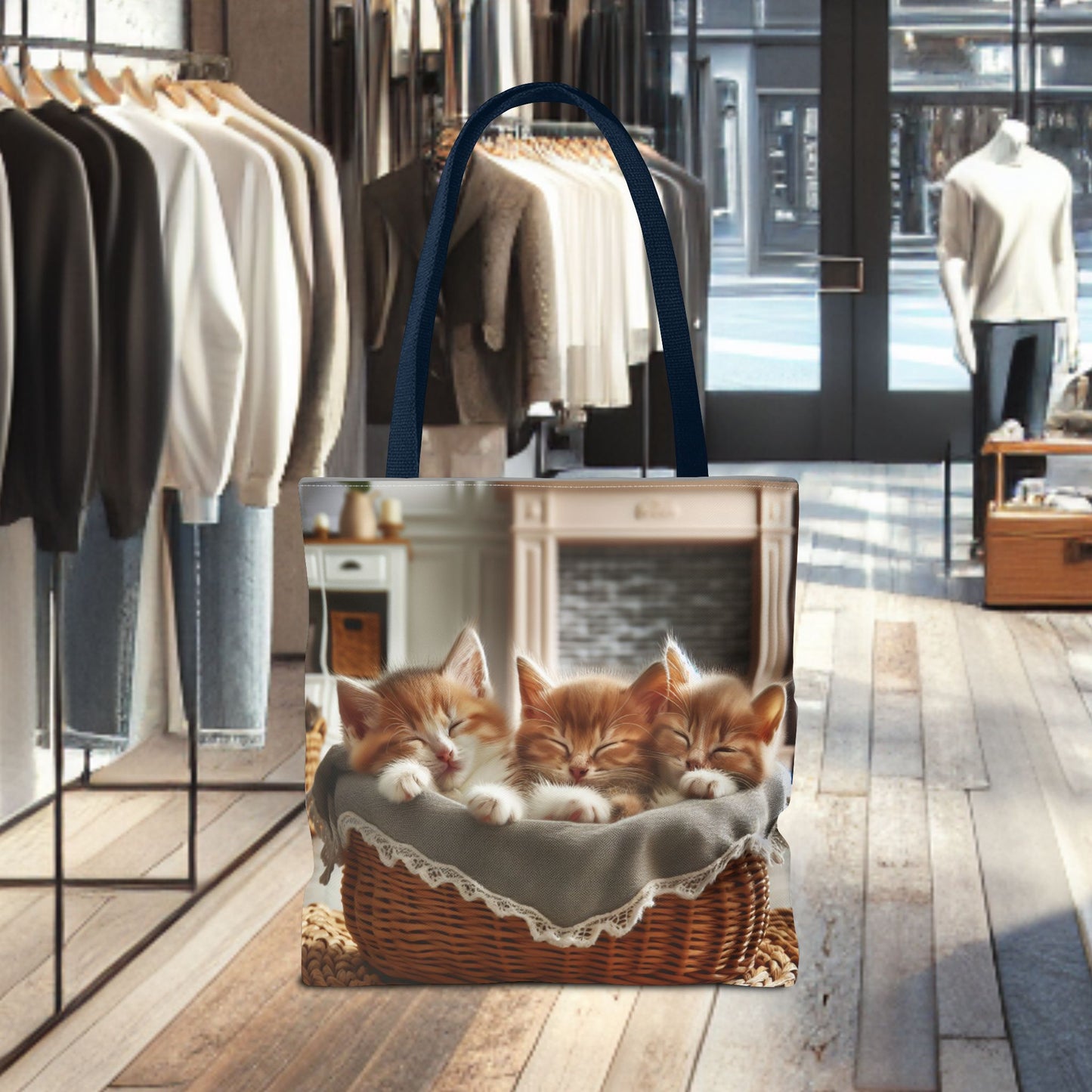 Tote Bag- Cat Nap - Tote Bag (AOP)
