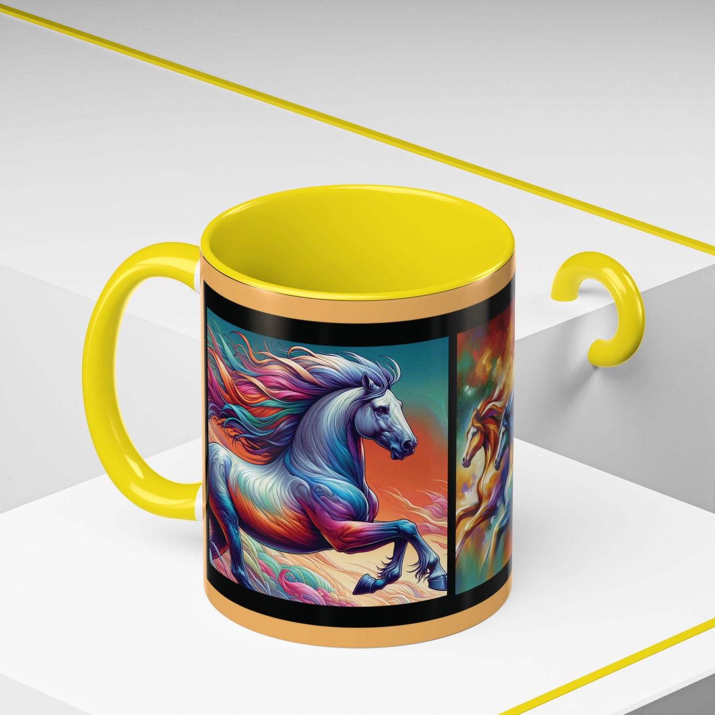 Coffee Mug Cloud Horses 11oz, 15oz