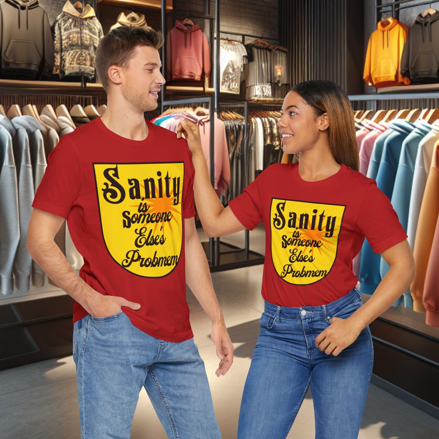 Funny Sanity Unisex Tee