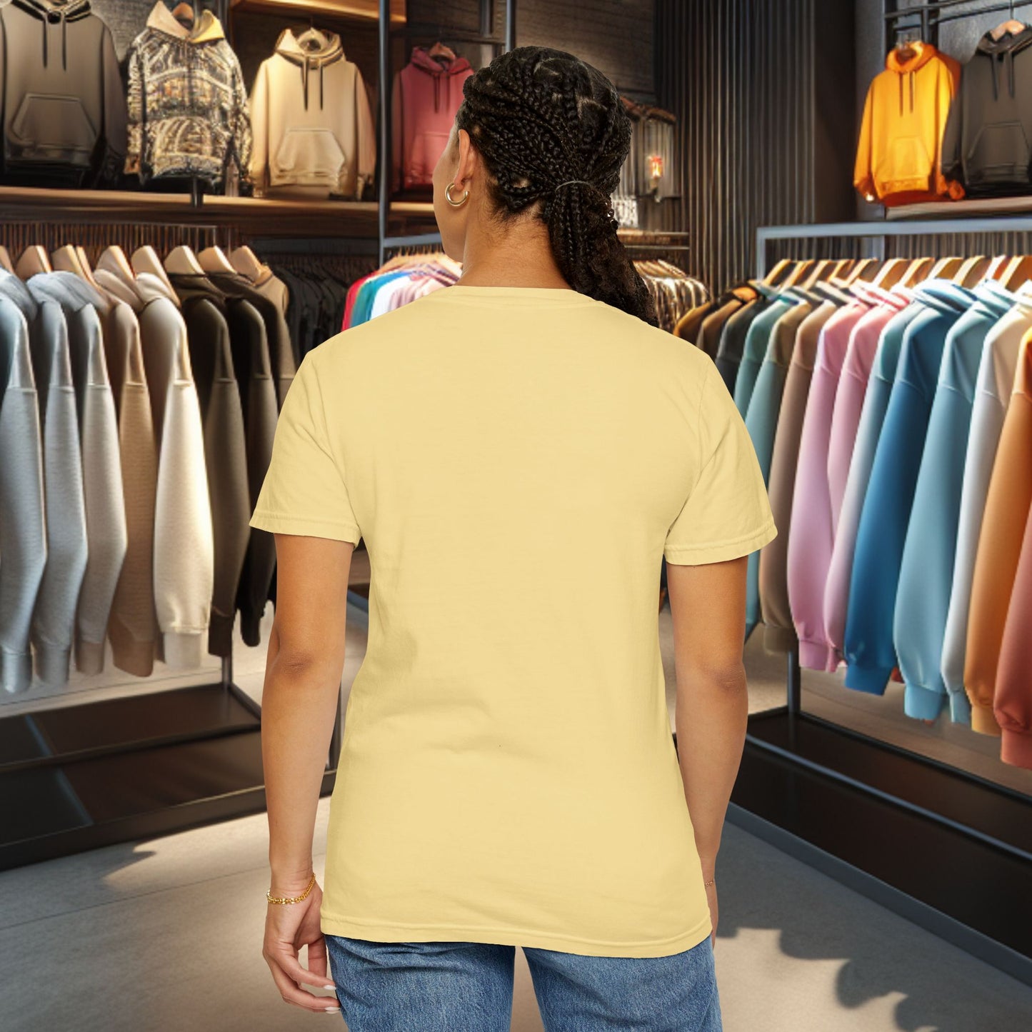 Flutterbye's - Butterfly Lover's Garment-Dyed T-shirt