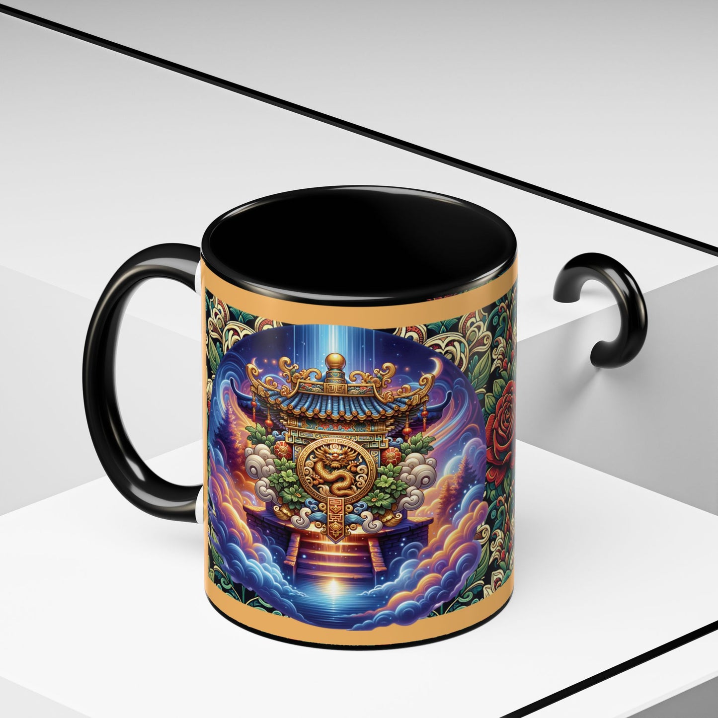 Mug Mystic Temple Rose Coffee Mug 11oz 15oz