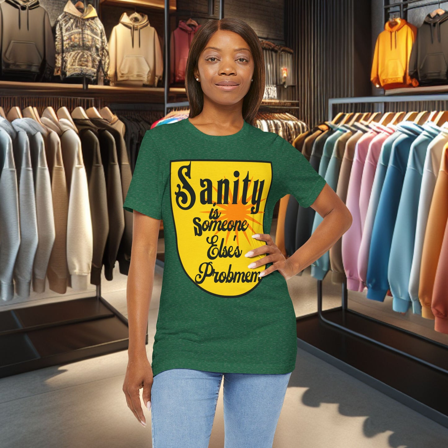 Funny Sanity Unisex Tee