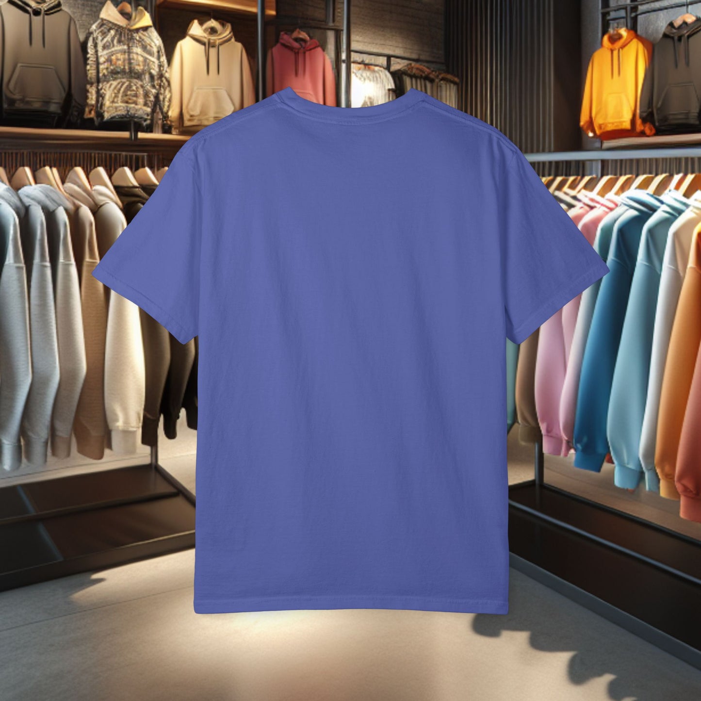 A Vibrant Mistic Temple Design -Unisex Garment-Dyed T-Shirt Perfect for Festivals & Everyday Wear