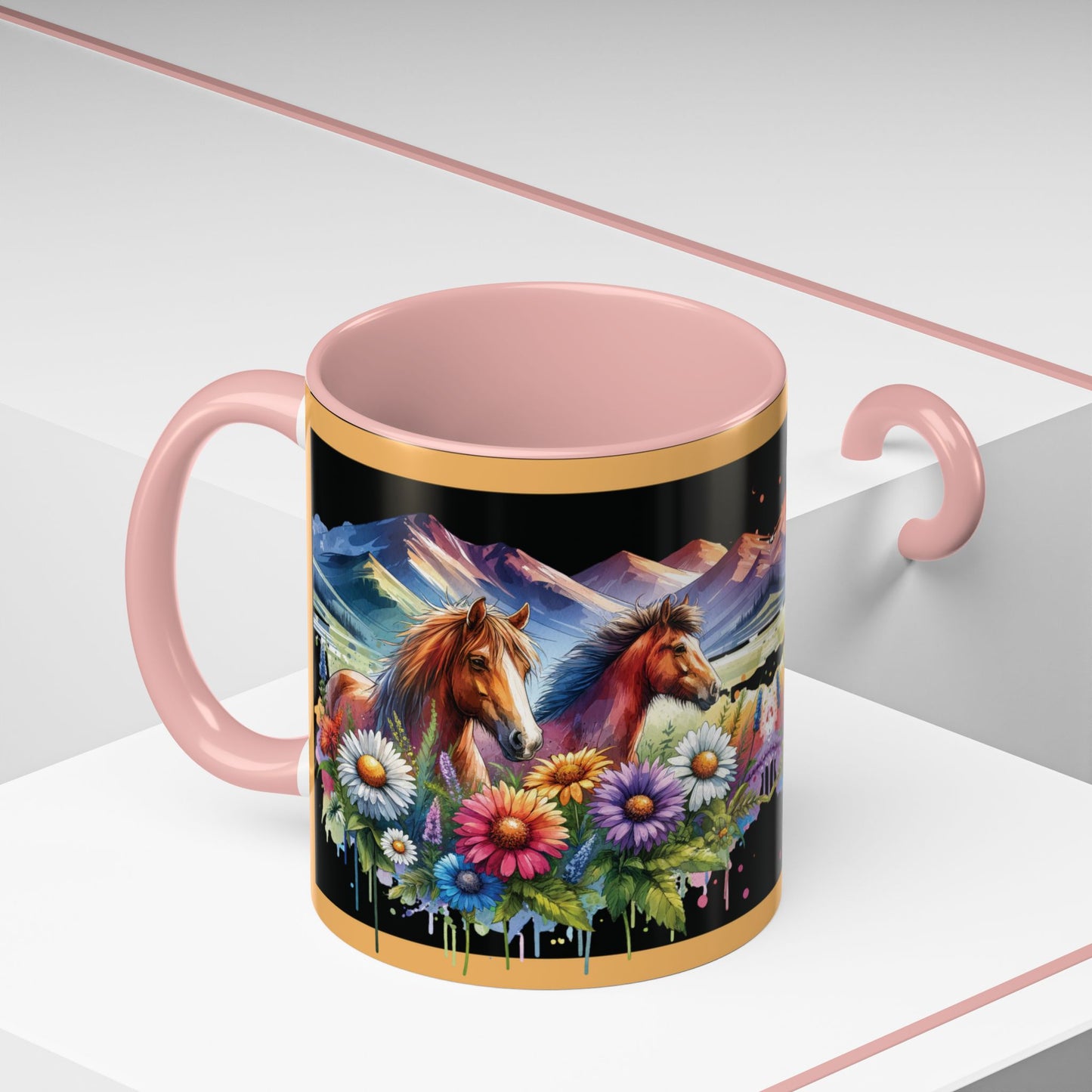 Mug Coffee Wild Horses 11oz 15oz