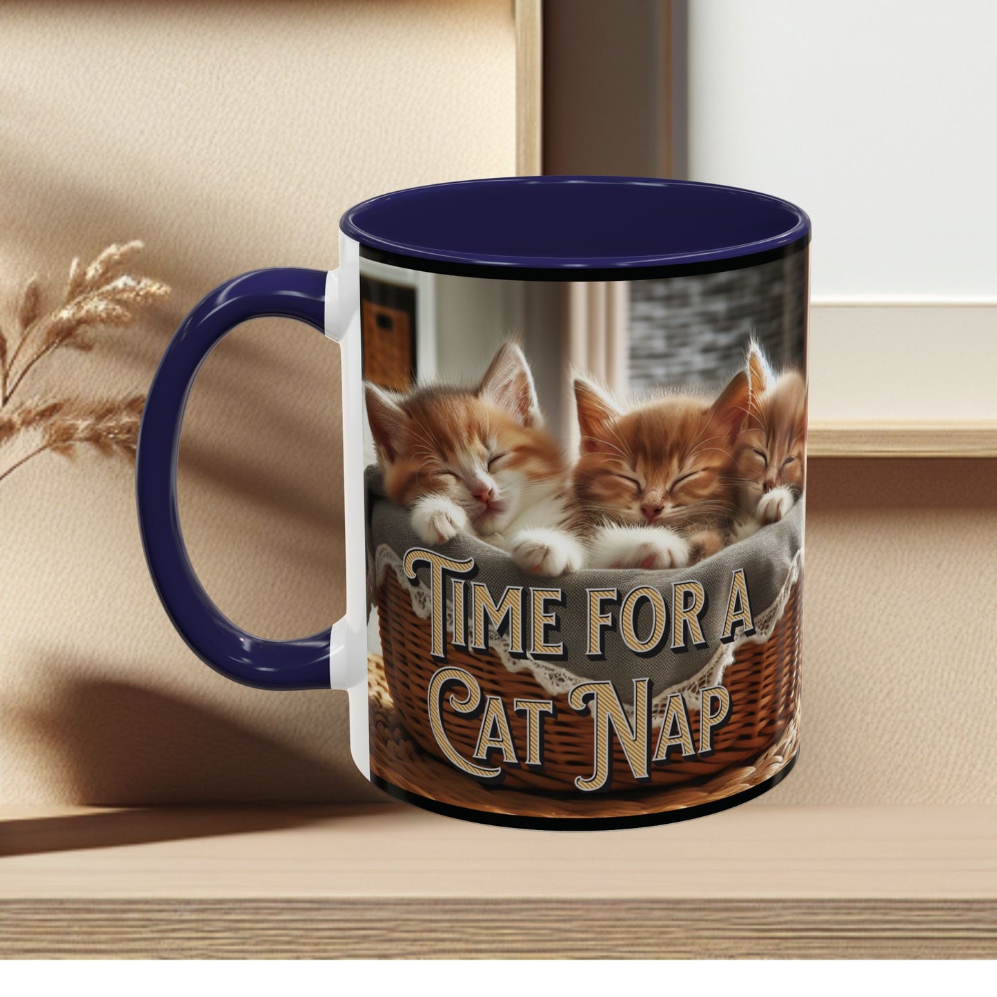 Coffee Mug - Time for a Cat Nap Accent (11, 15oz)