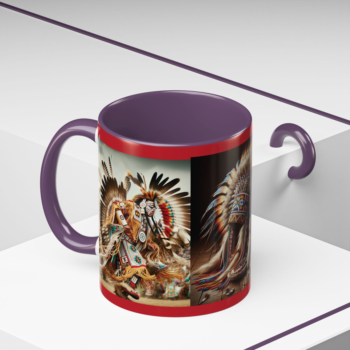Mug- Native Dancer - Coffee Mug (11 oz, 15 oz) (AOP)