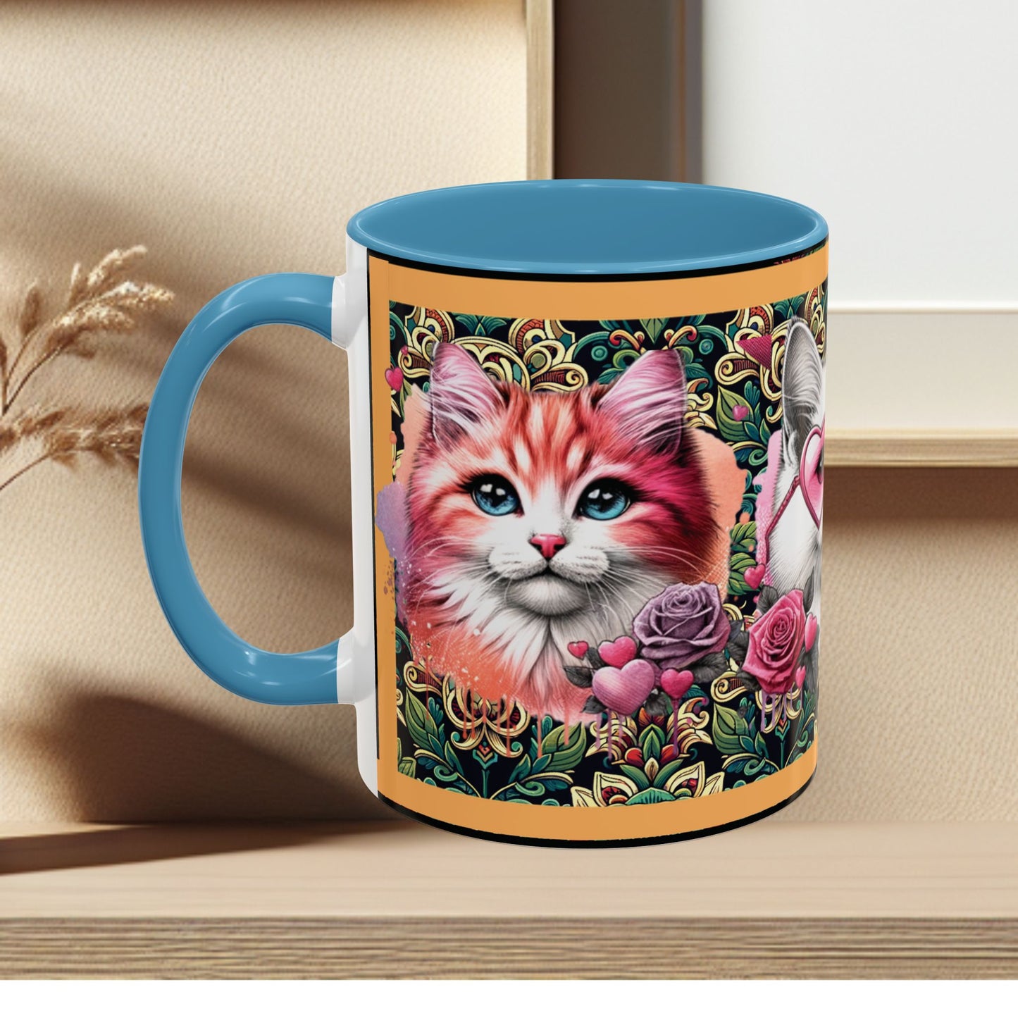 Coffee Mug Kittens Friends