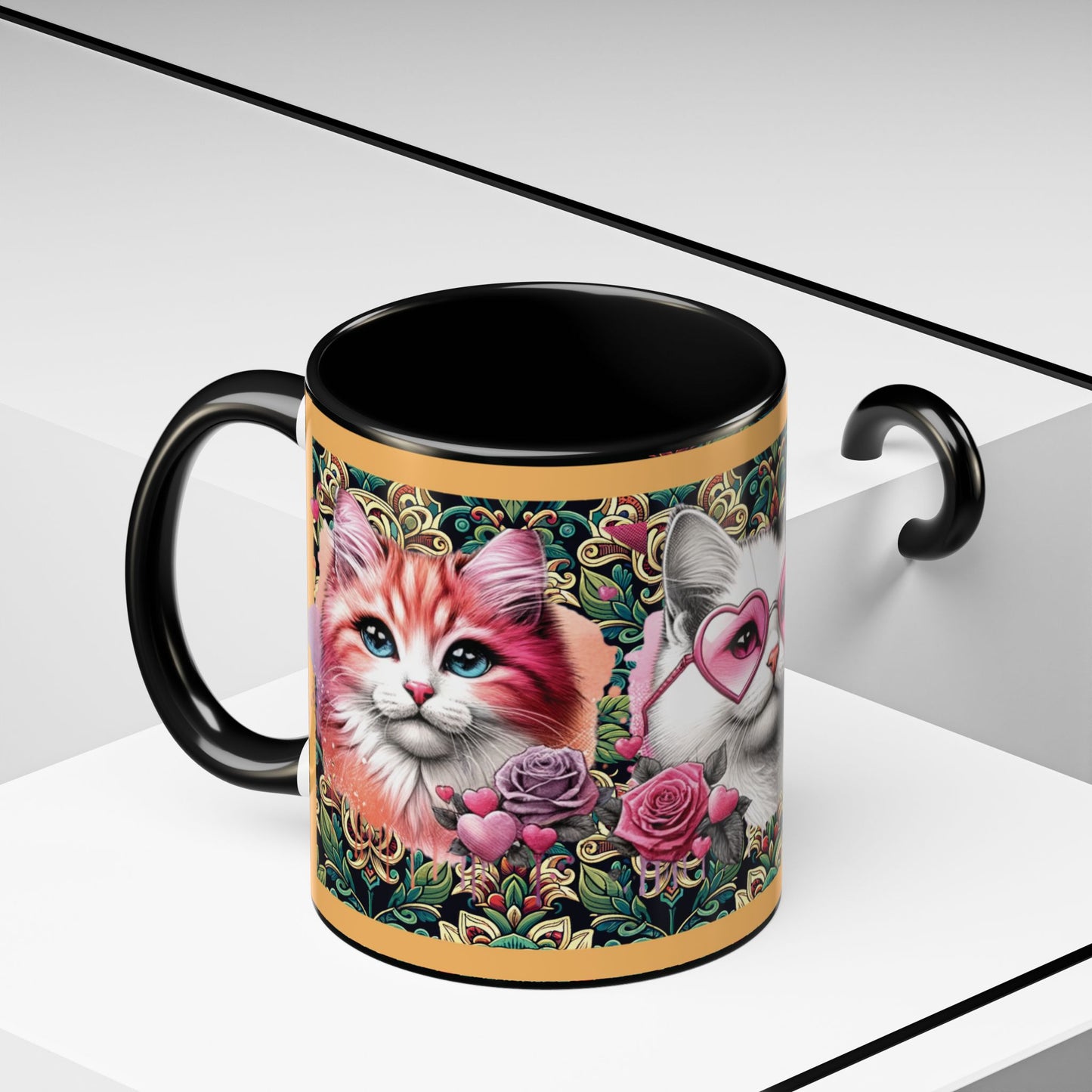 Coffee Mug Kittens Friends