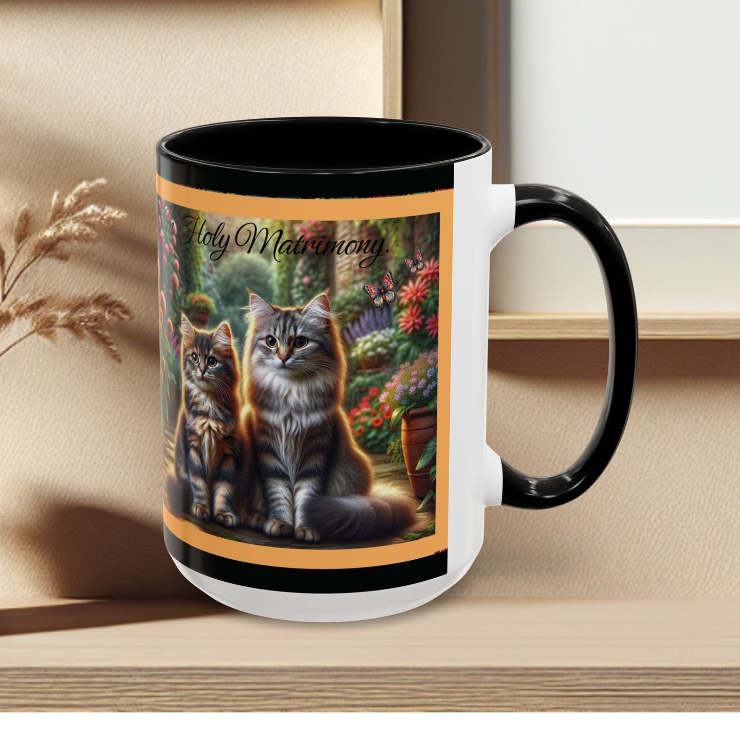 Coffee Mug Cat Wedding