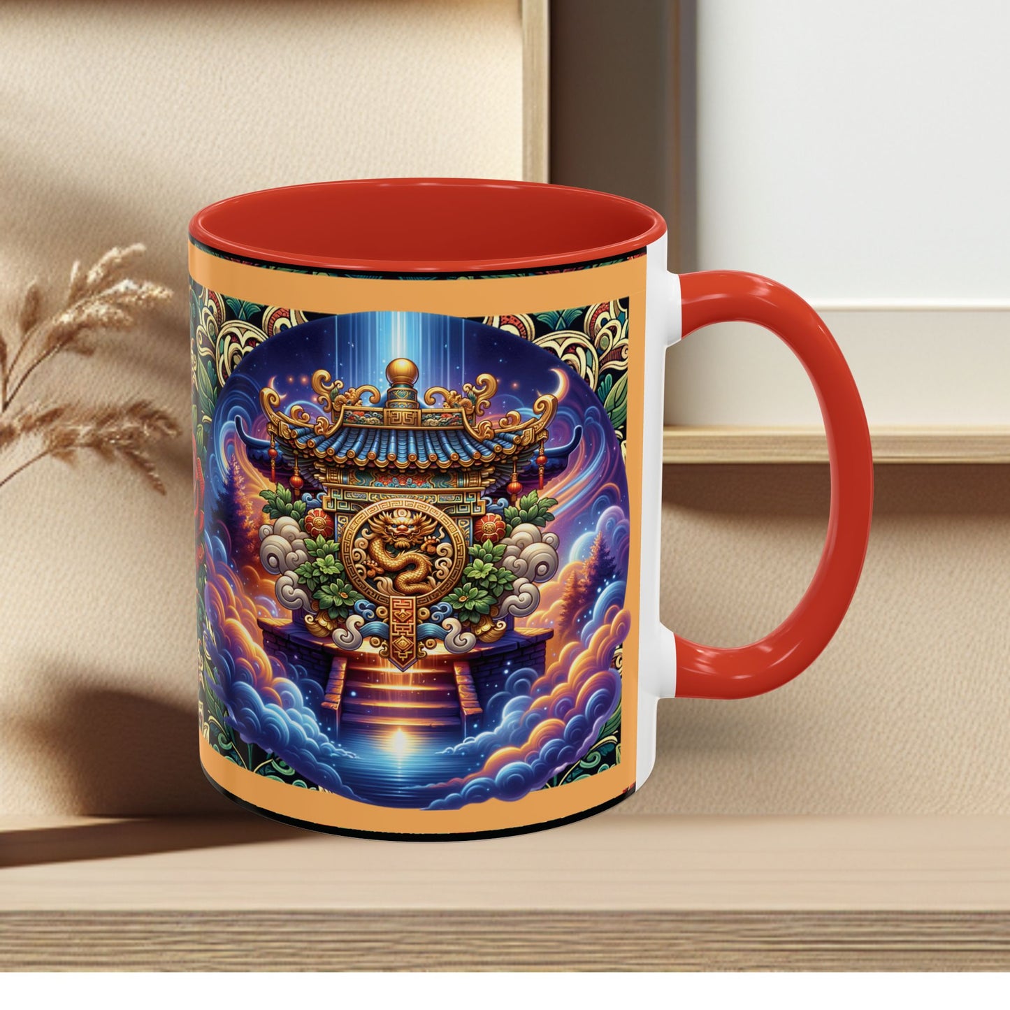 Mug Mystic Temple Rose Coffee Mug 11oz 15oz