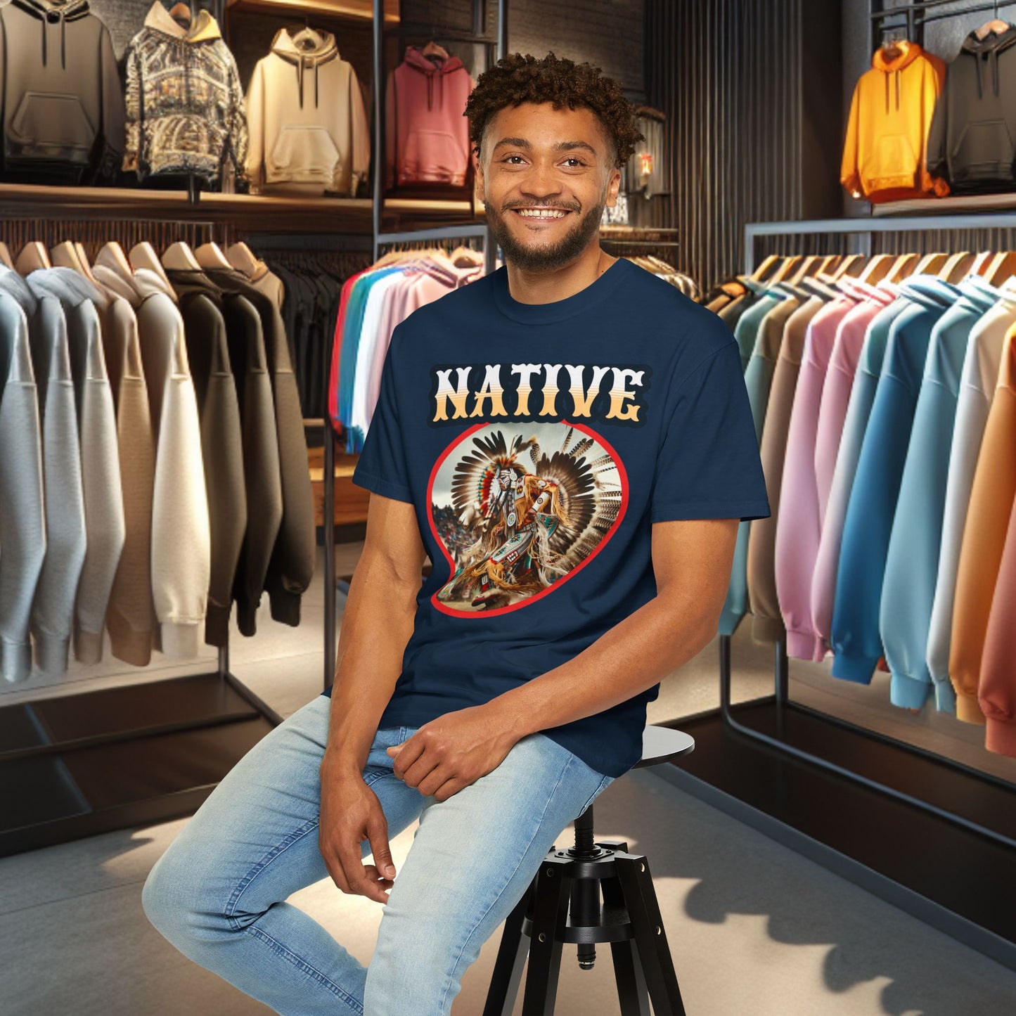 Unisex T-shirt - Native Dancer - Tee Shirt-