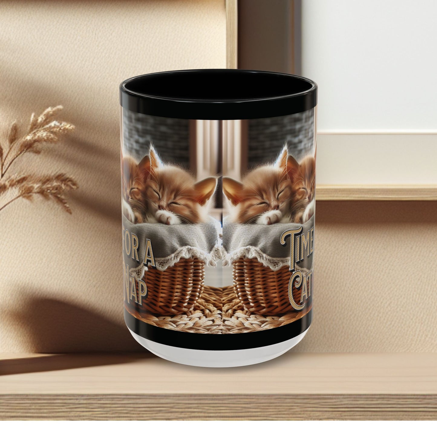Coffee Mug - Time for a Cat Nap Accent (11, 15oz)