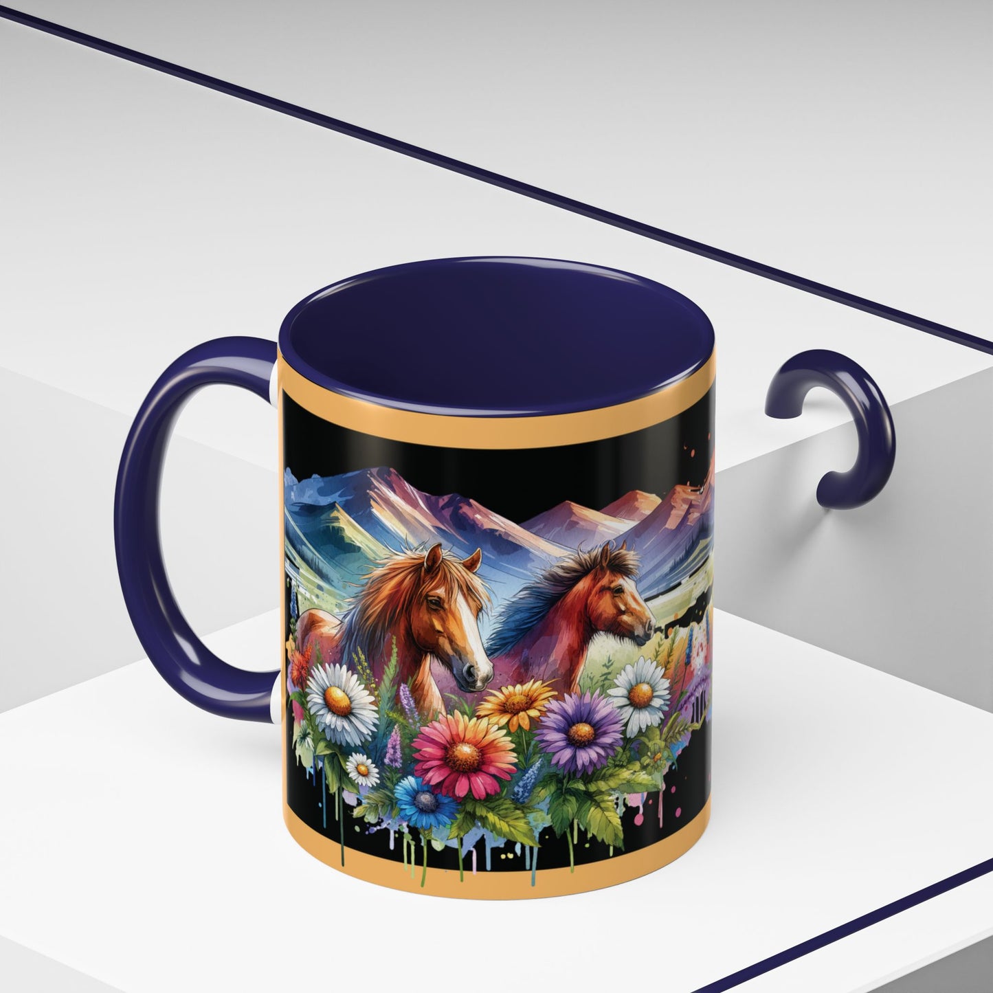 Mug Coffee Wild Horses 11oz 15oz