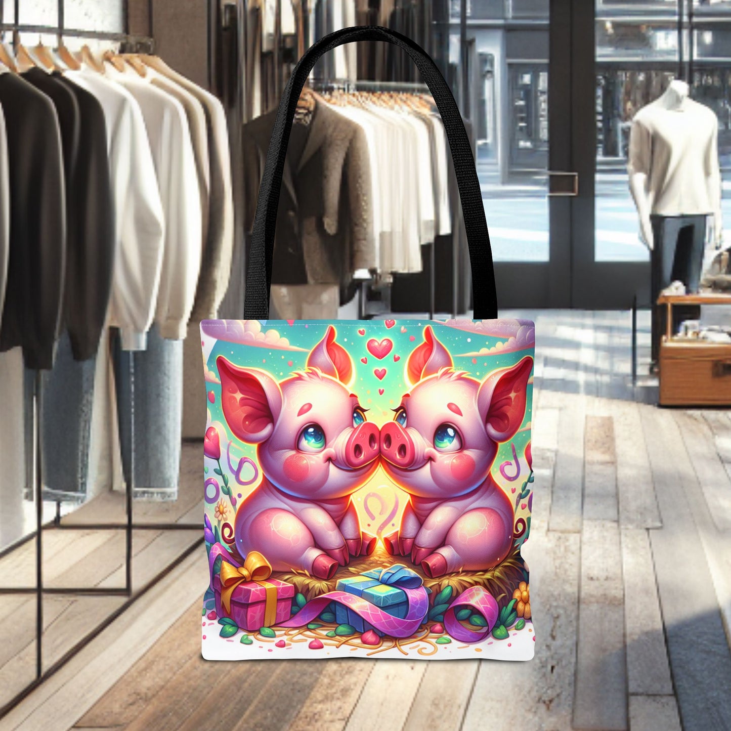 Pig Tote Bag - Perfect for Animal Lovers and Gift Giving