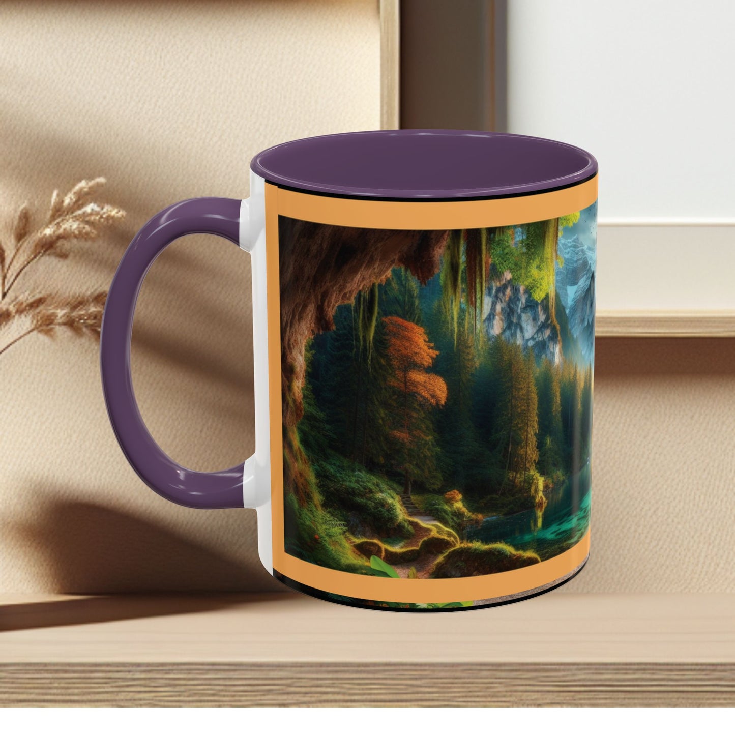 Mug: By the River-Accent Coffee Mug (11oz, 15oz)