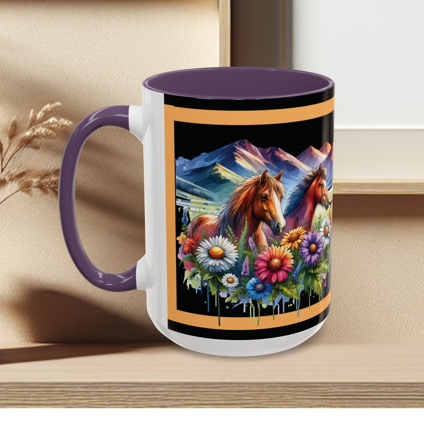 Mug Coffee Wild Horses 11oz 15oz