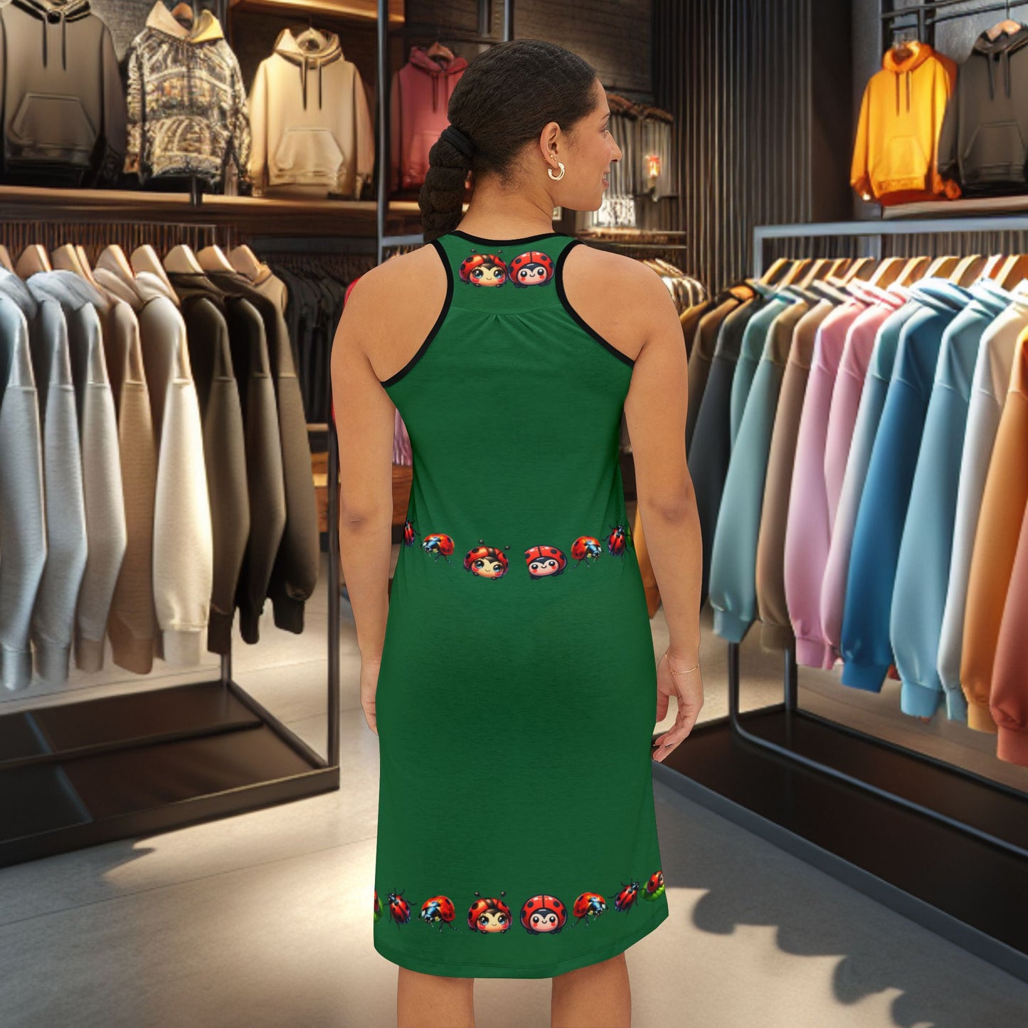 Ladybug Green Dress