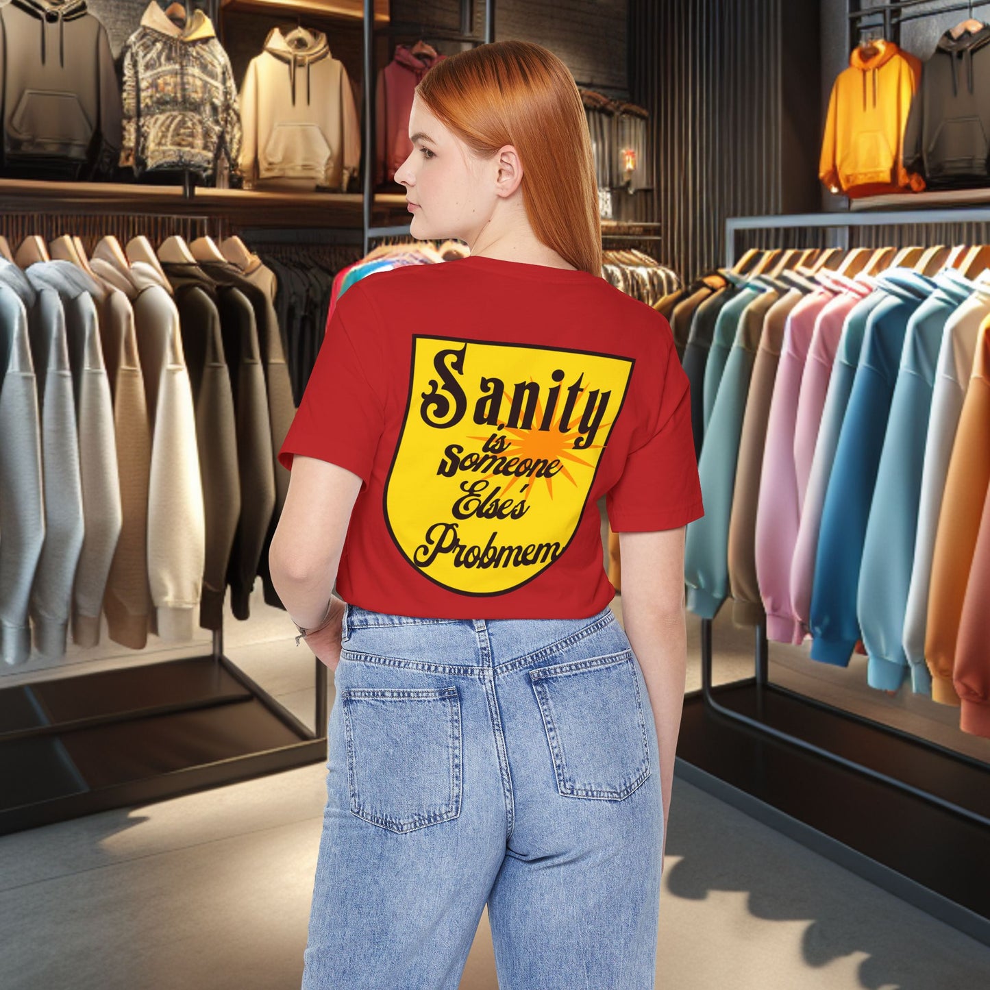 Relaxed Vibes Unisex Tee - Sanity Is Someone Else's Problem