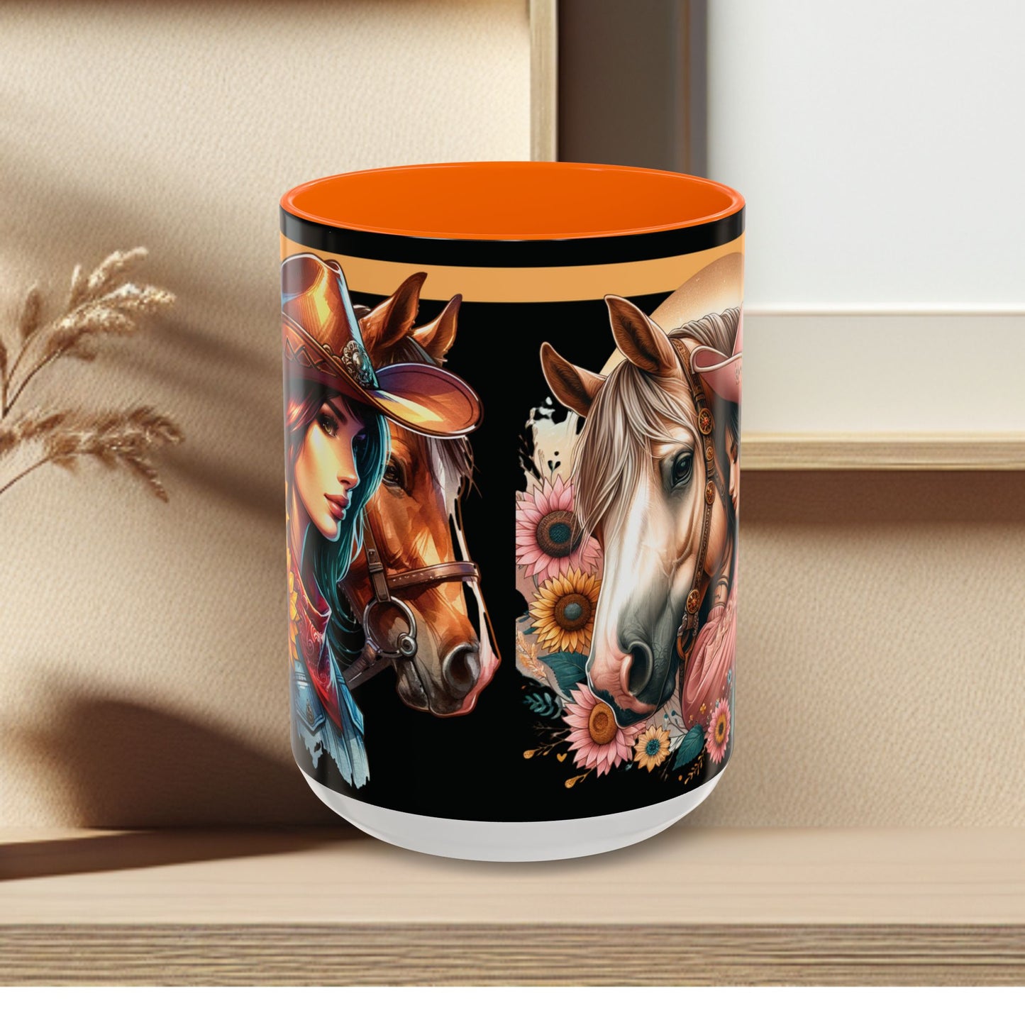Coffee Mug Cowgirls and they're Horses