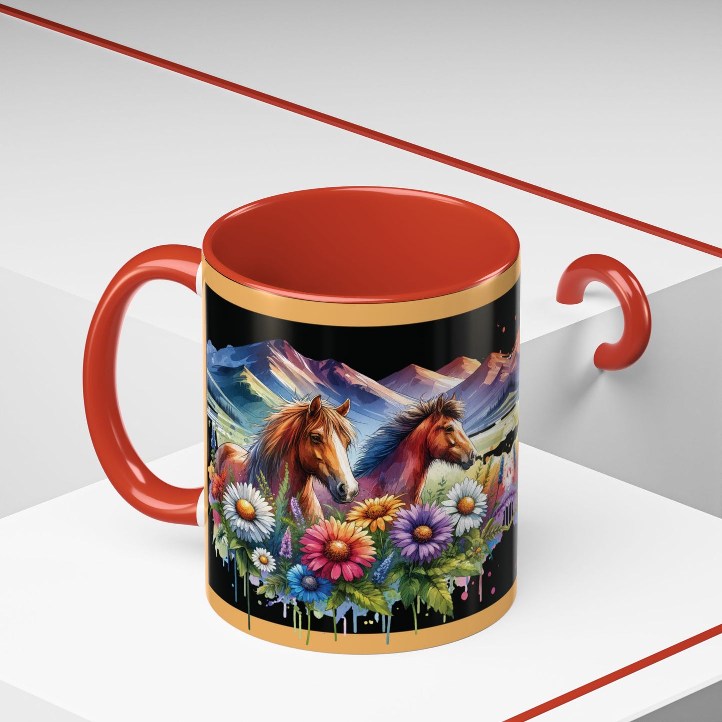 Mug Coffee Wild Horses 11oz 15oz