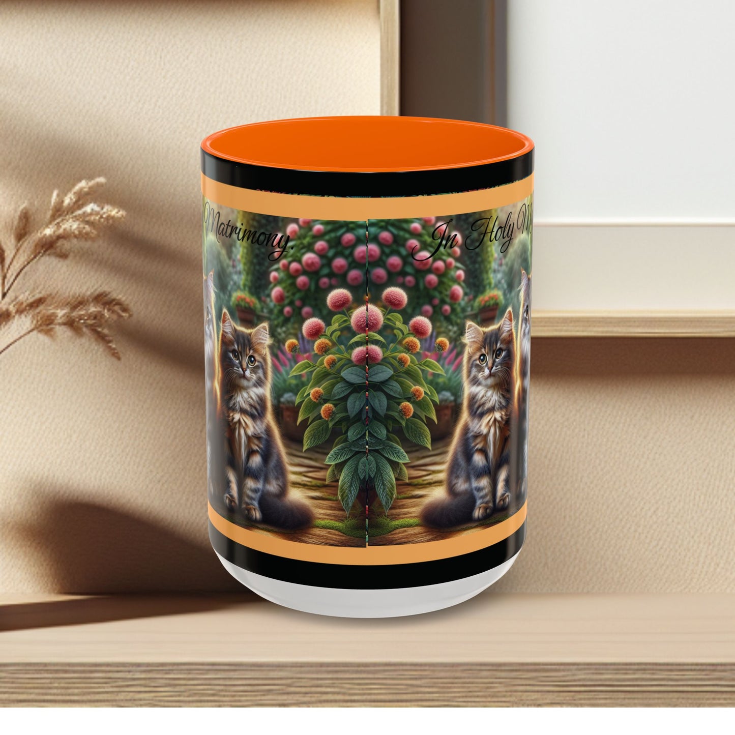 Coffee Mug Cat Wedding