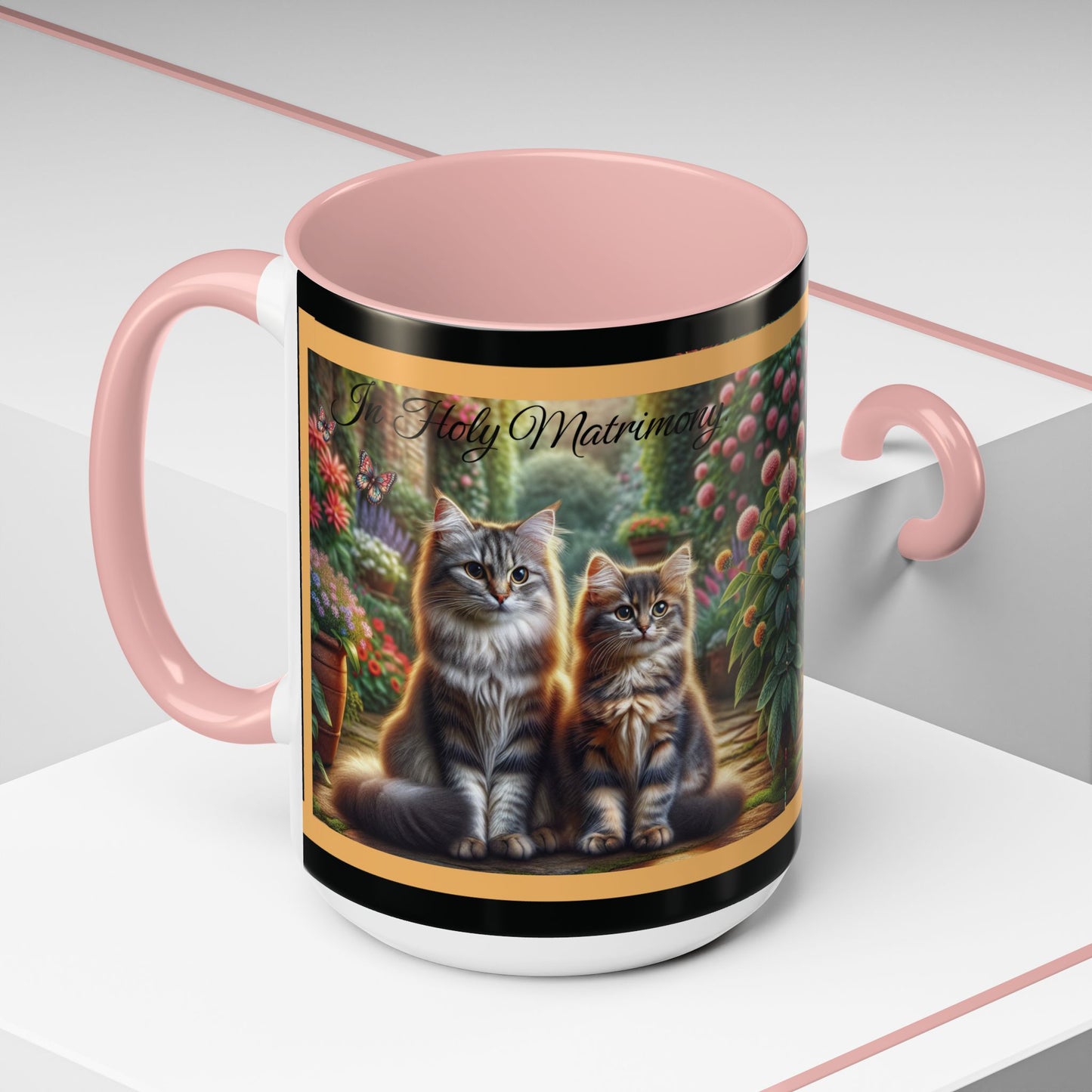 Coffee Mug Cat Wedding