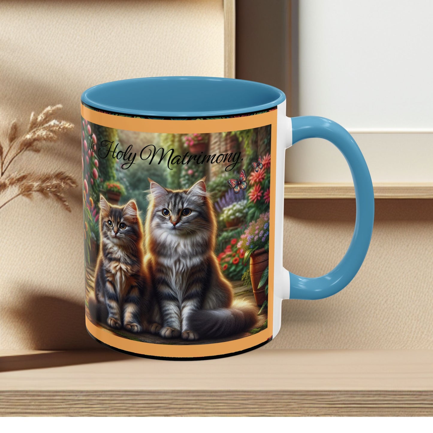 Coffee Mug Cat Wedding