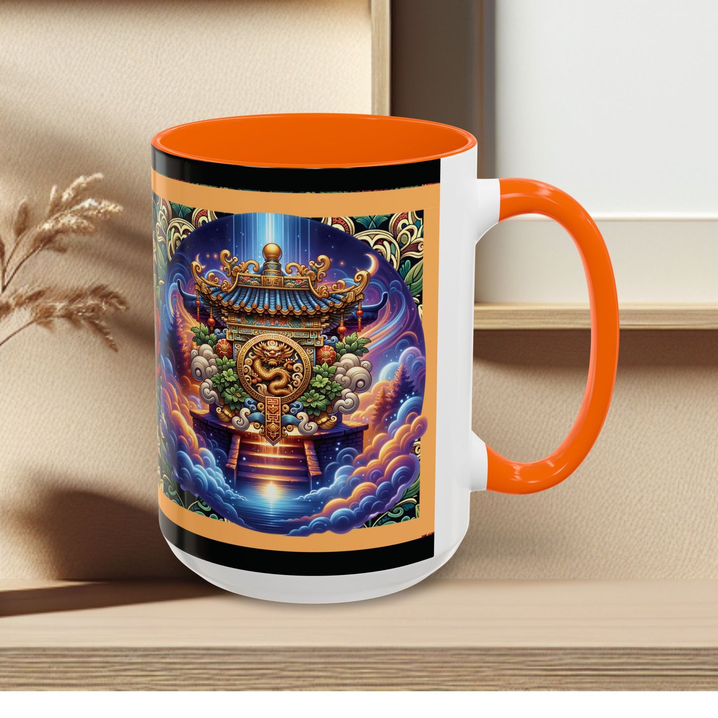 Mug Mystic Temple Rose Coffee Mug 11oz 15oz