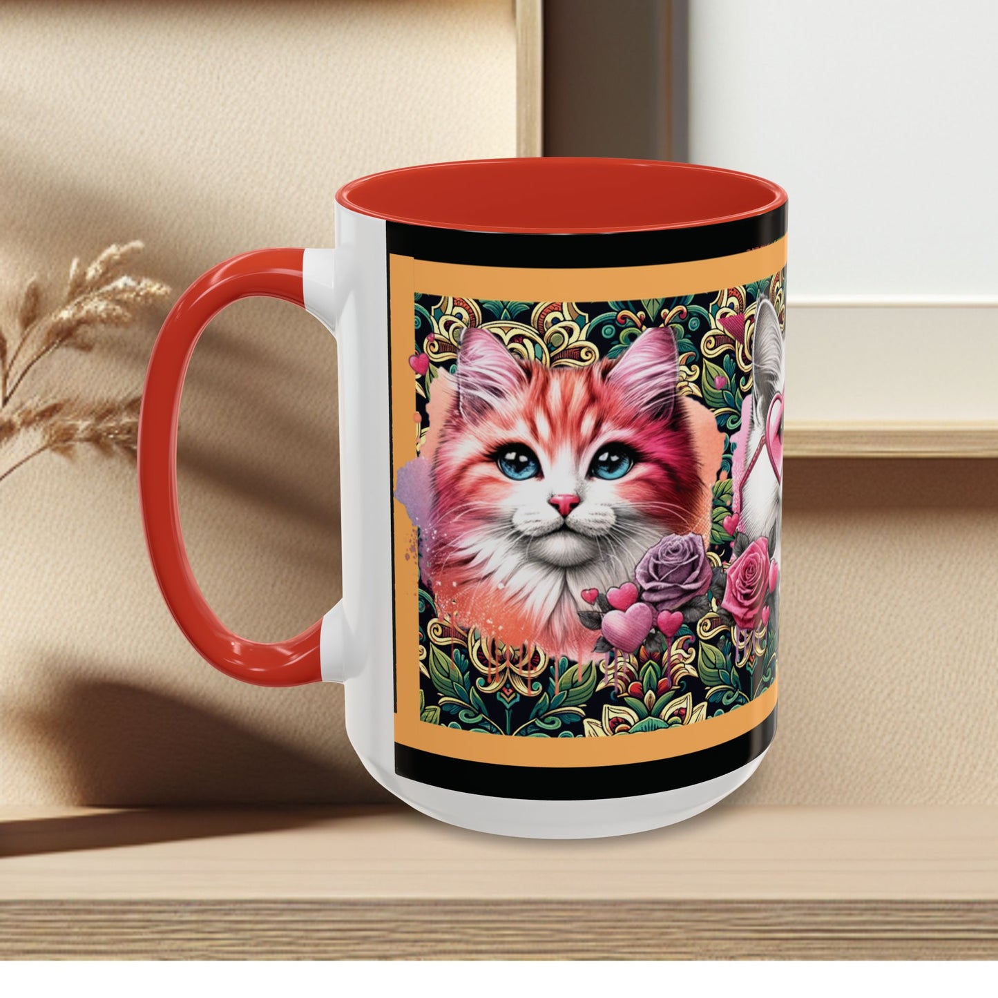 Coffee Mug Kittens Friends