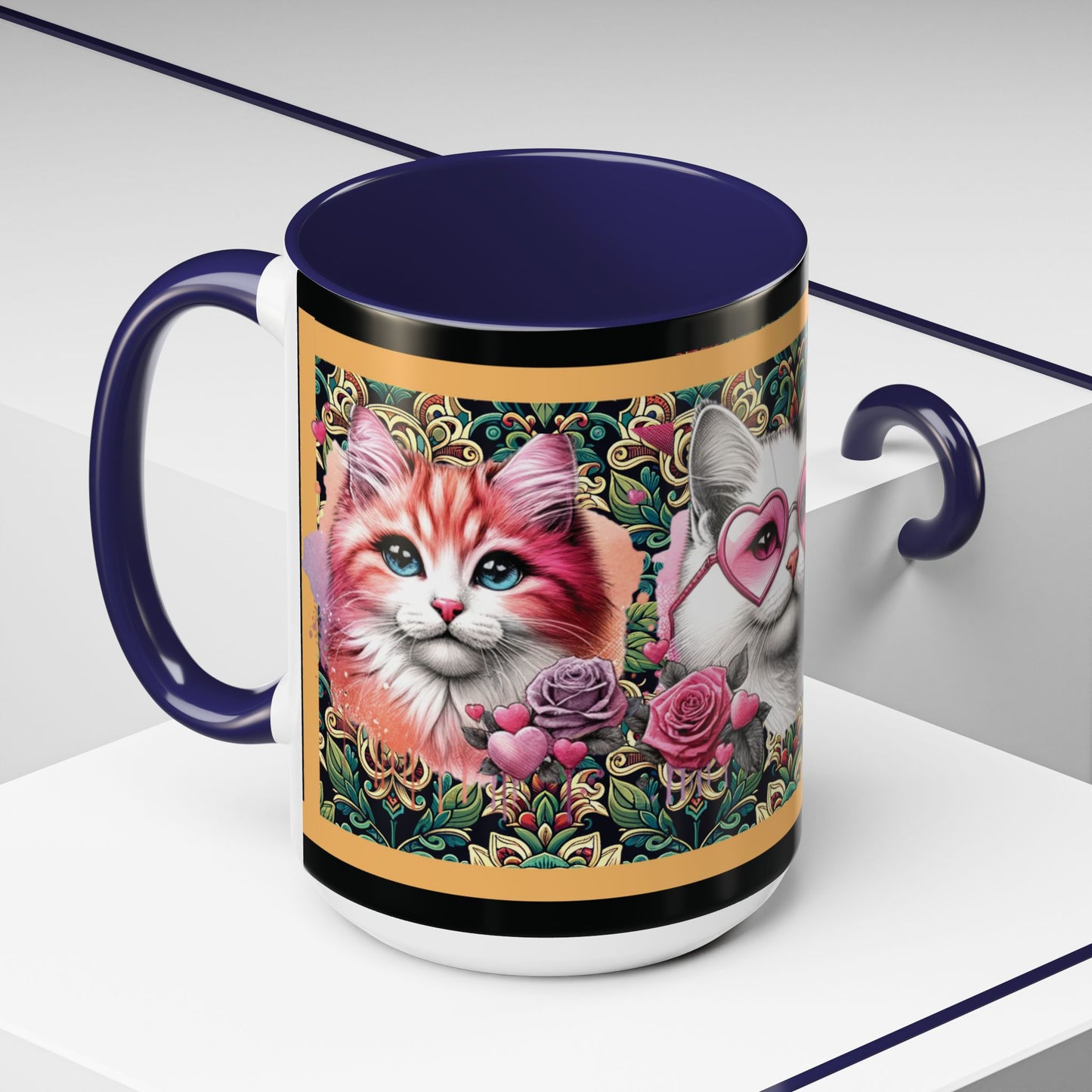 Coffee Mug Kittens Friends