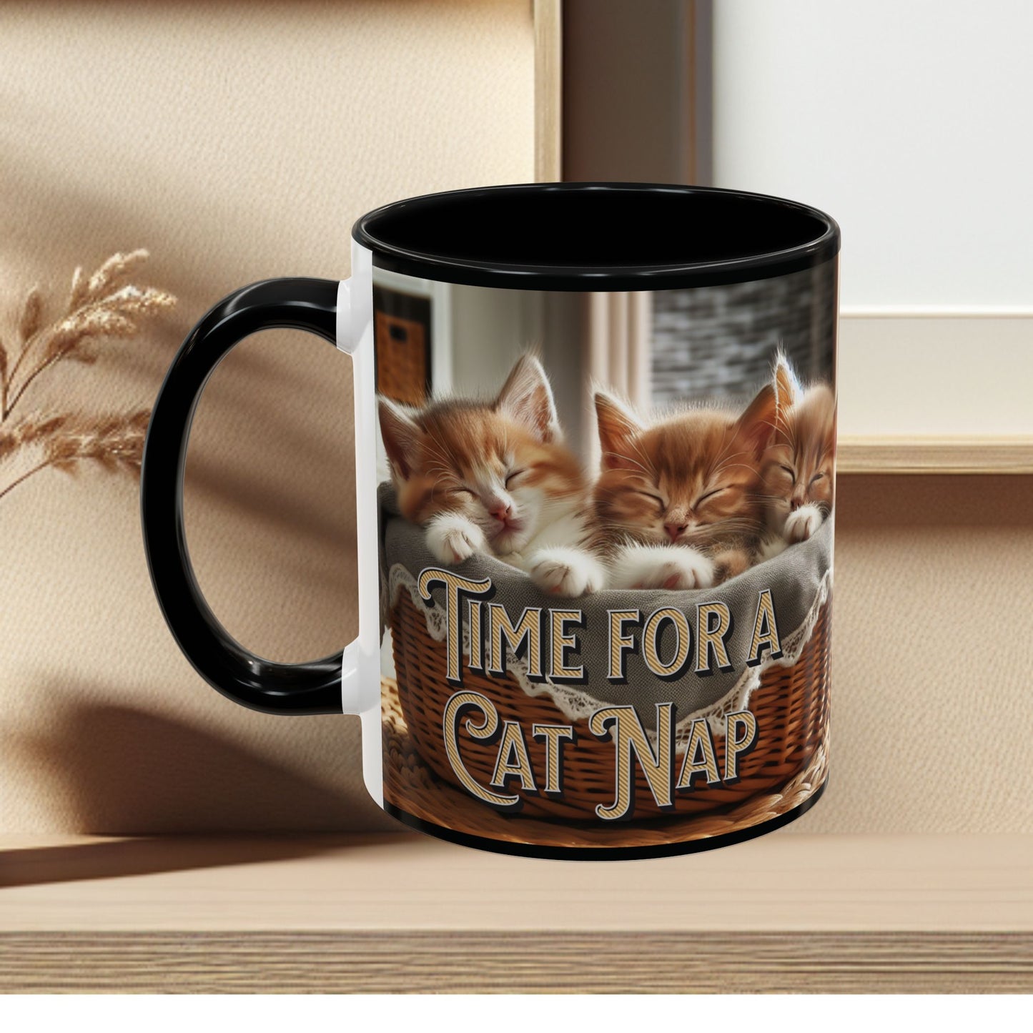 Coffee Mug - Time for a Cat Nap Accent (11, 15oz)