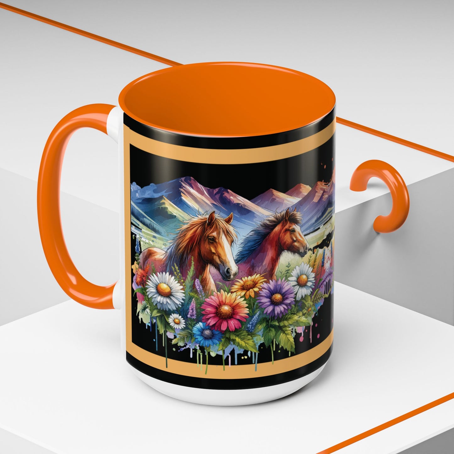 Mug Coffee Wild Horses 11oz 15oz