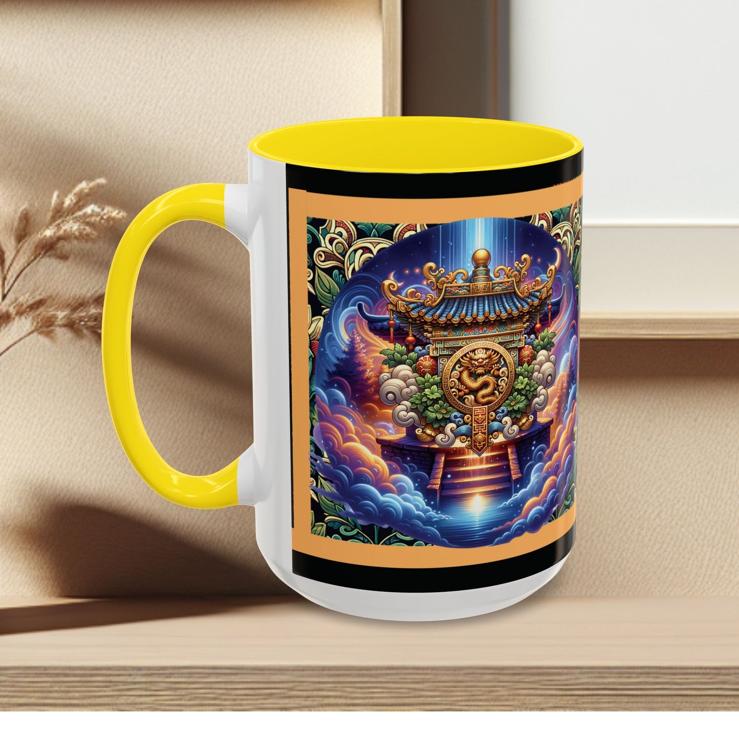 Mug Mystic Temple Rose Coffee Mug 11oz 15oz