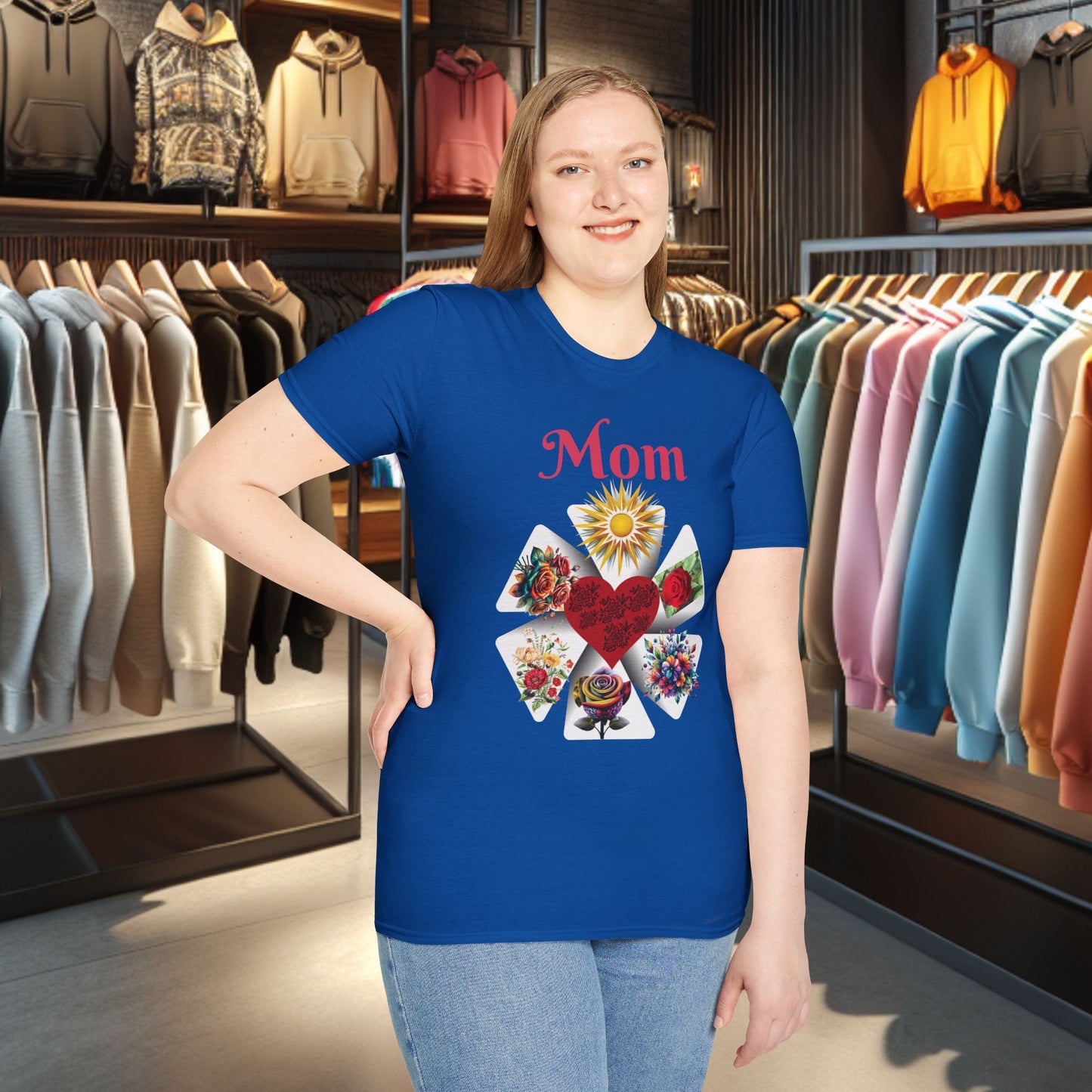 Mom-Themed T-Shirt | Muther Gift, Spring Outfit, Mother Apparel