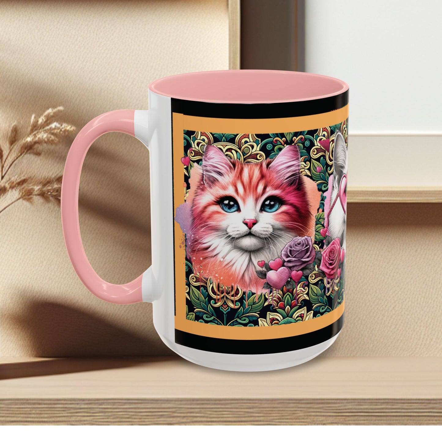 Coffee Mug Kittens Friends