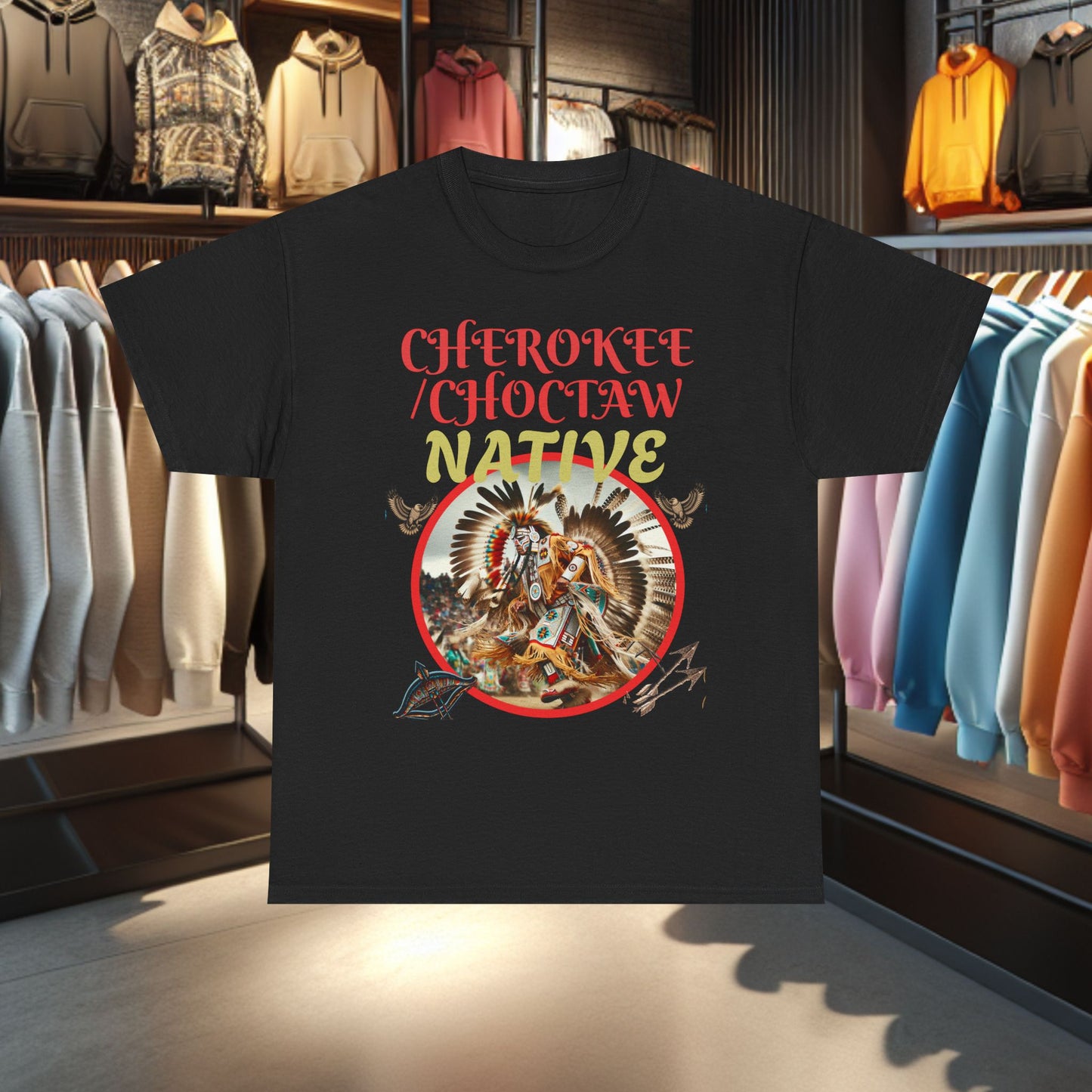 Cherokee / Choctaw Native- Heavy Cotton Tee
