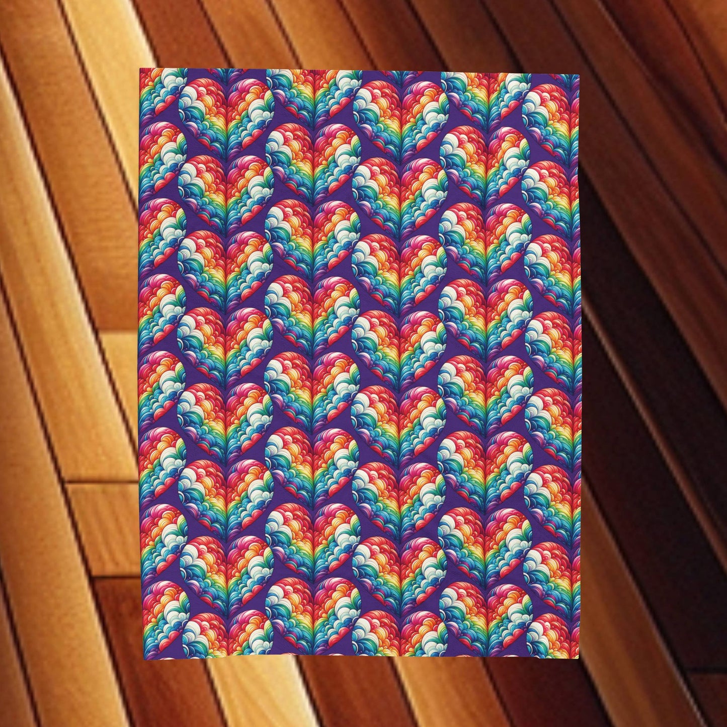 Velveteen Plush Blanket - Harts in the Sky