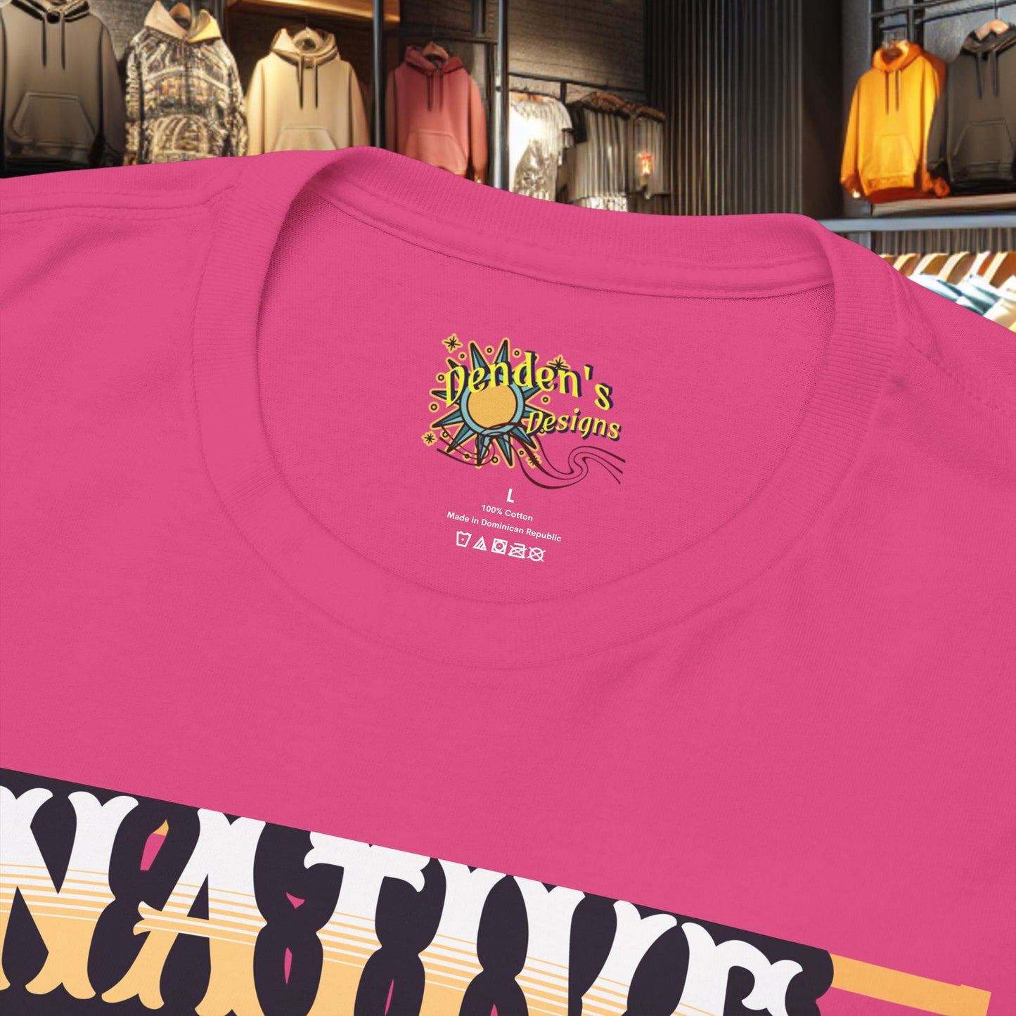 Unisex Cotton Tee - Native War Bonnet -Heavy Cotton Tee-