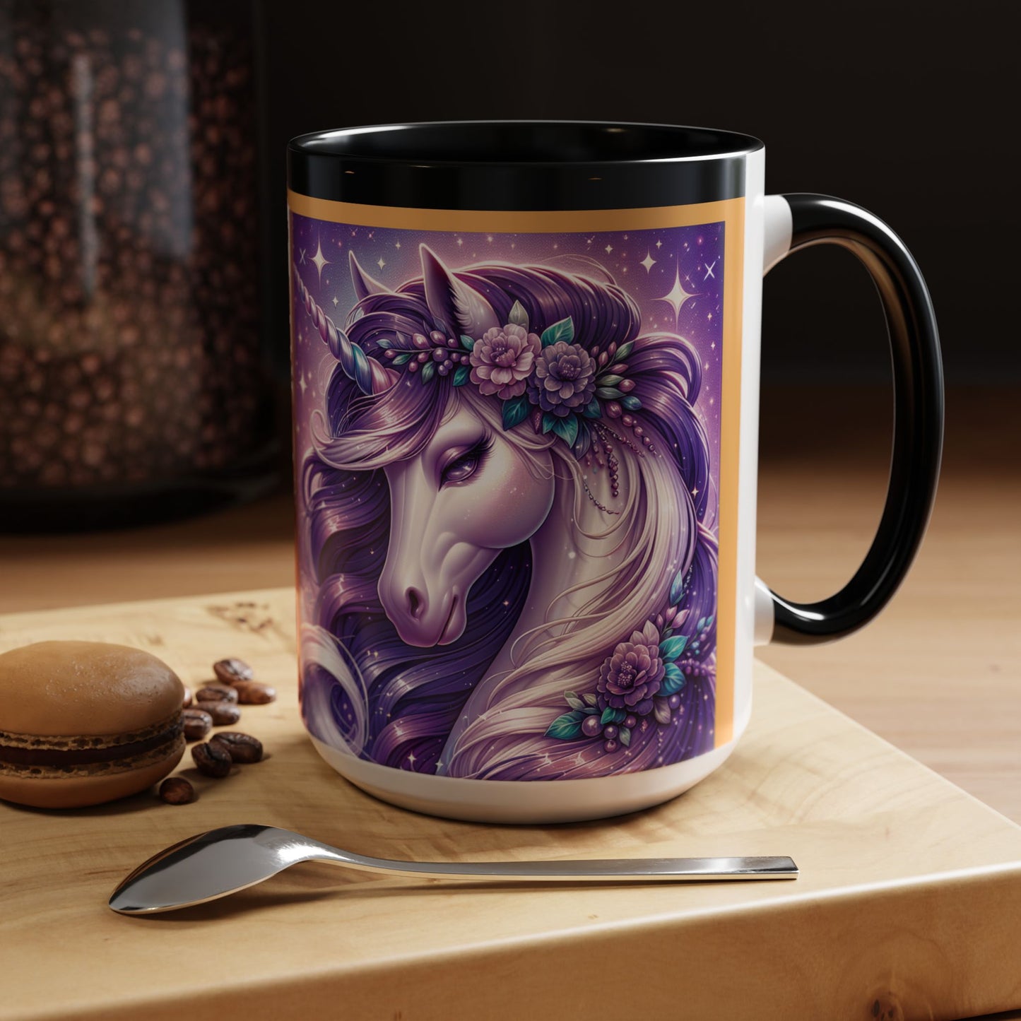 Mug Coffee Unicorns Night and Day - 11oz, 15oz