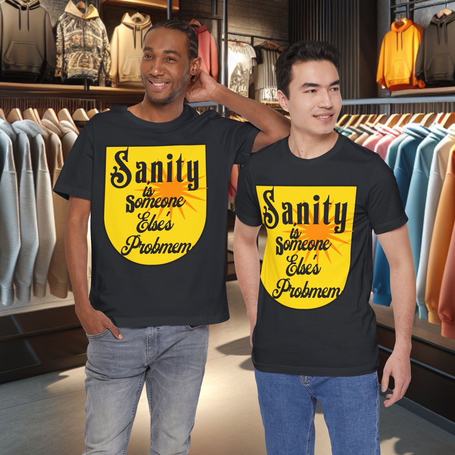 Funny Sanity Unisex Tee