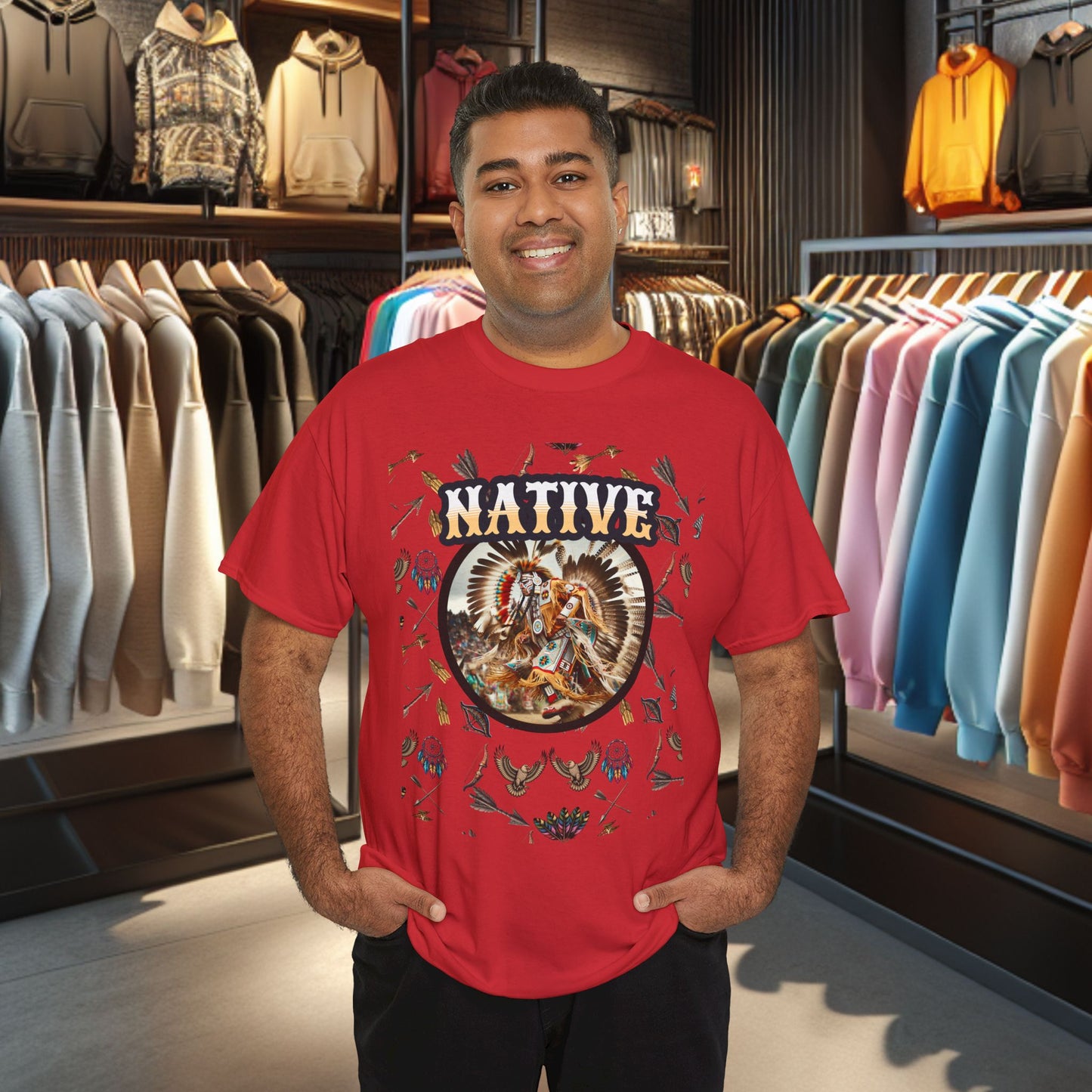 Men's Native - American Native Dancer Tee