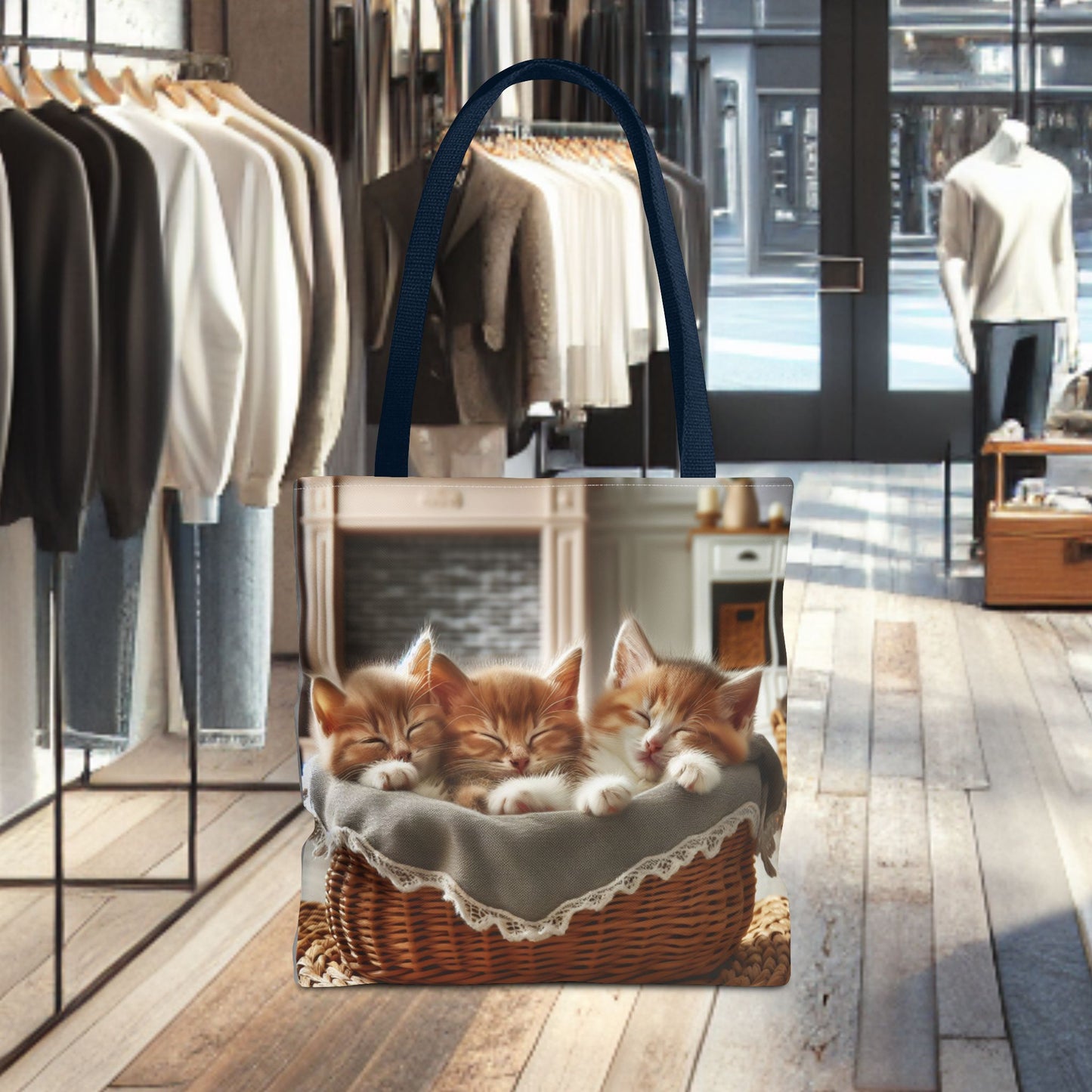 Tote Bag- Cat Nap - Tote Bag (AOP)